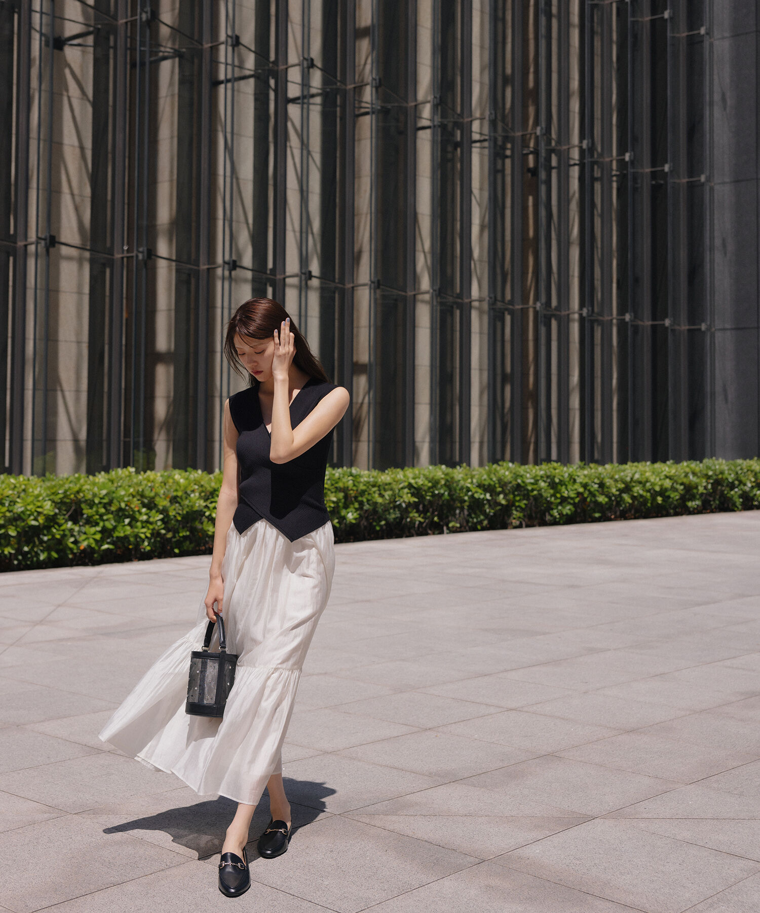  「カシュクールドッキングワンピース」|ワンピース|