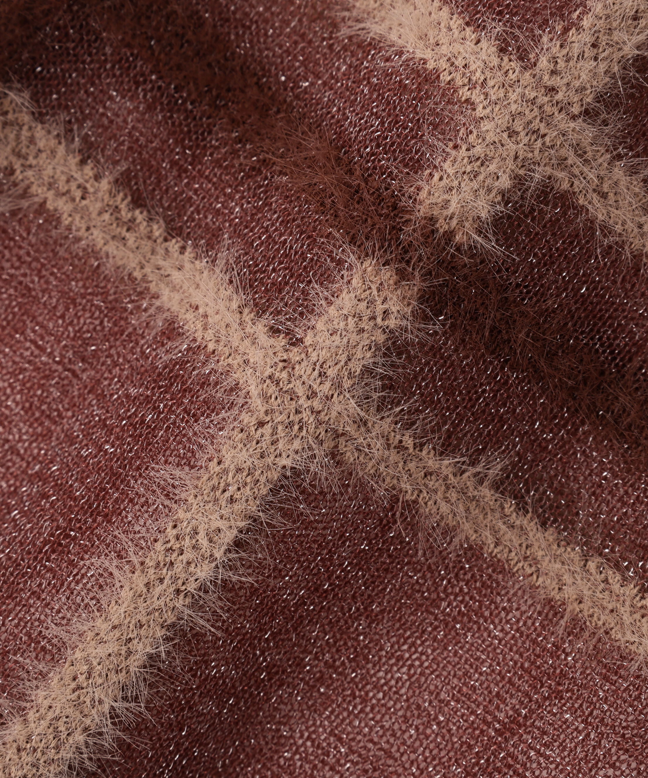  「シアーチェックスリーブニット」|ニット・セーター|