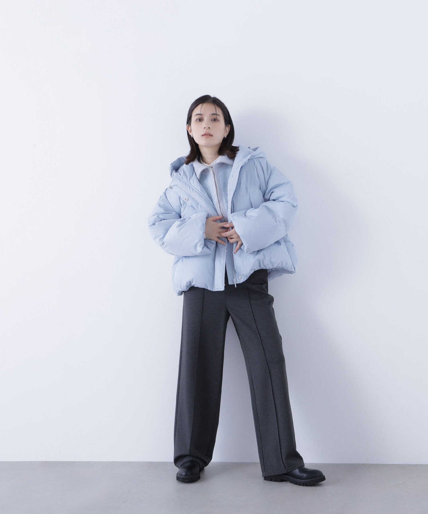  「ショートフードダウン」|ブルゾン・スタジャン|