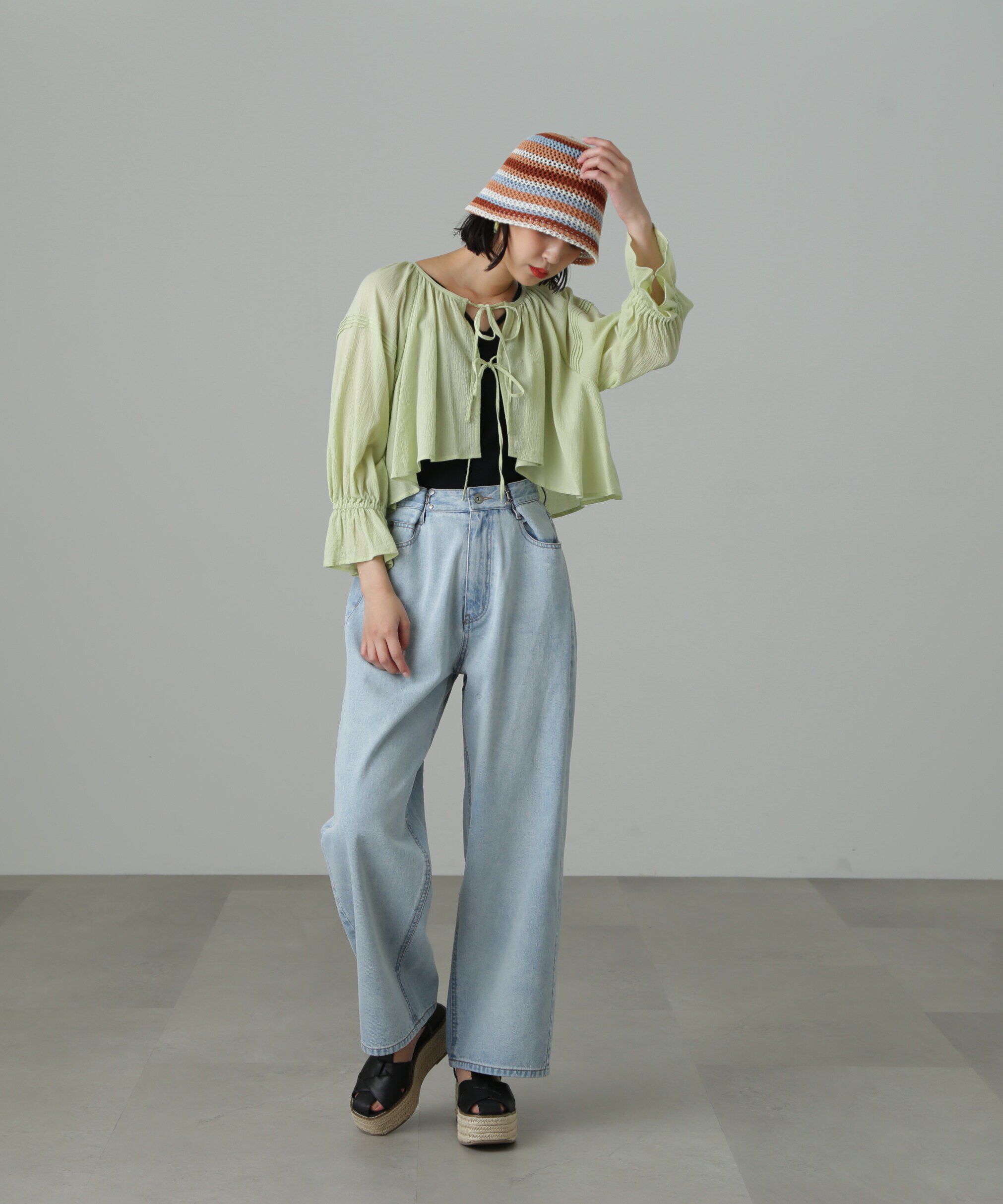  「カップ付きホルターネックキャミソール」|Tシャツ・カットソー|