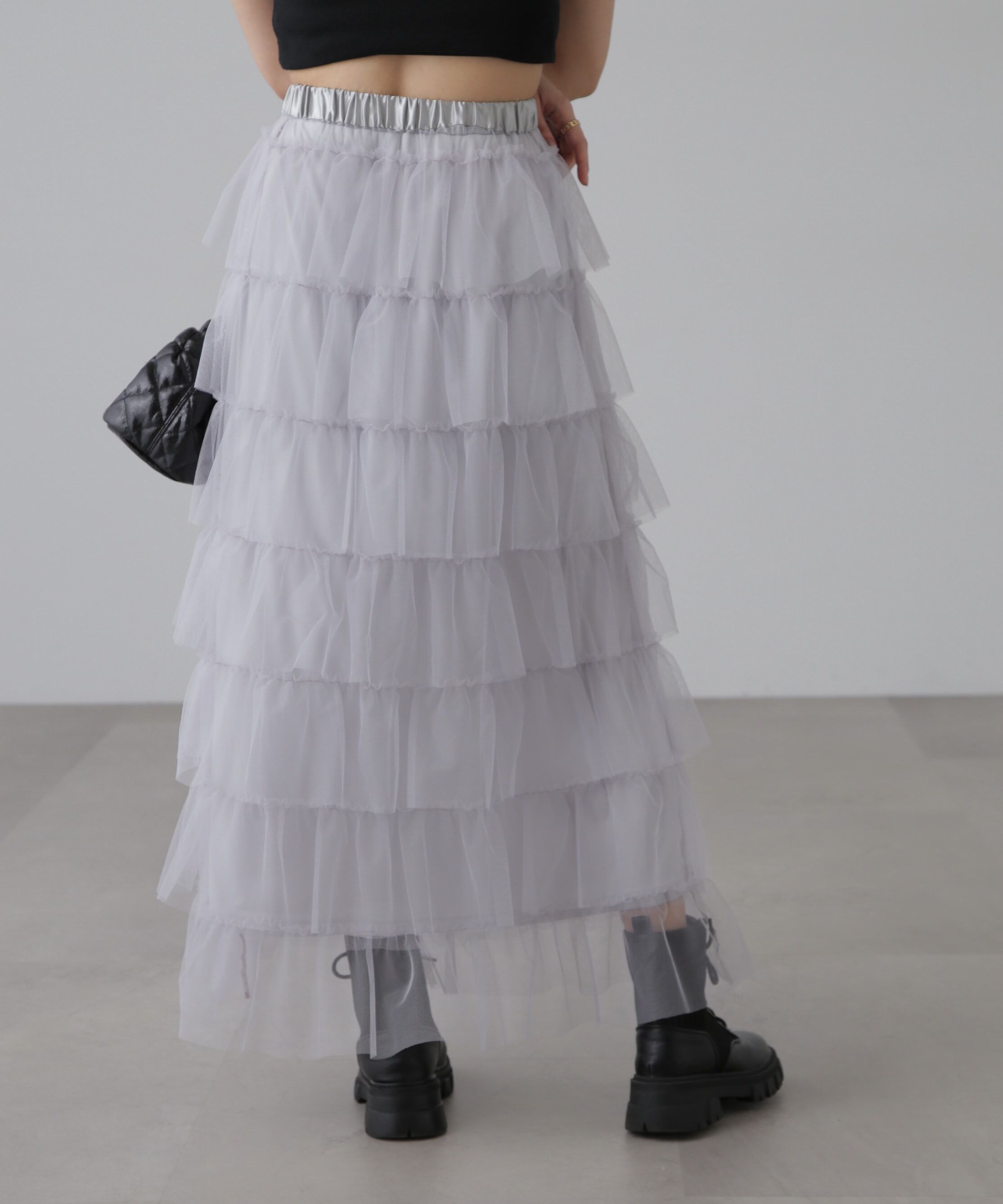  「チュールティアードスカート」|スカート|