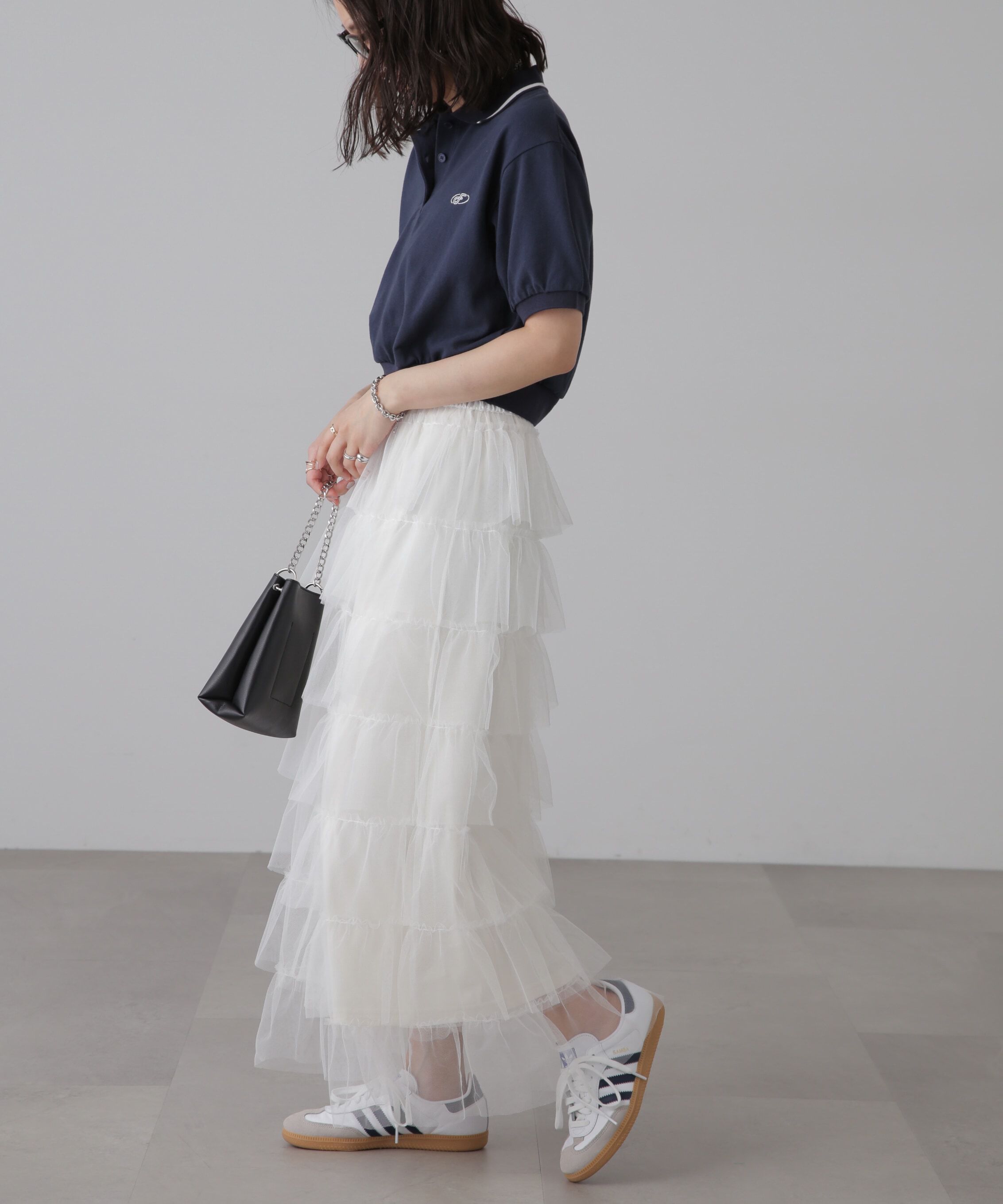 「チュールティアードスカート」|スカート|