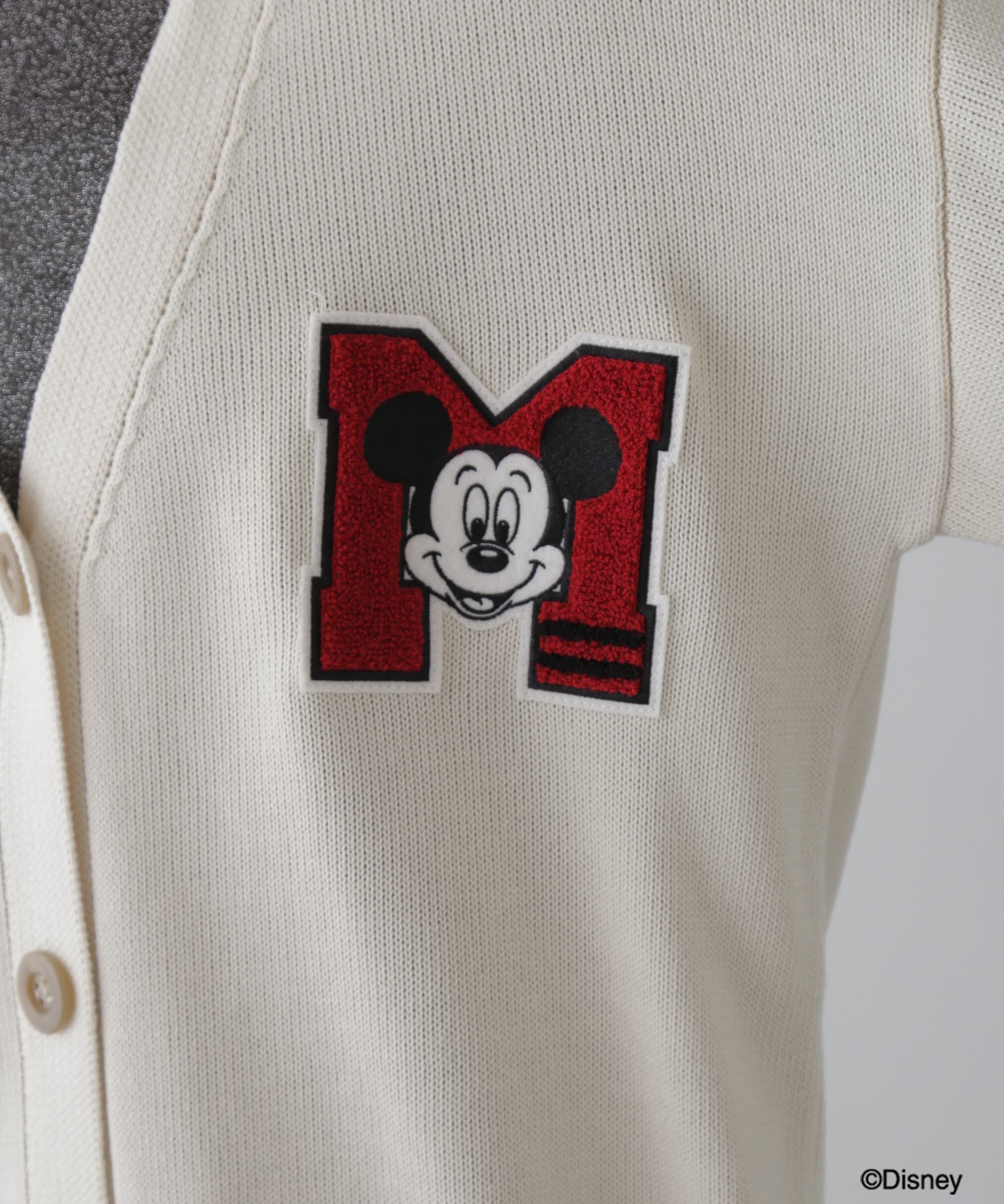  「〈ディズニーコレクション〉サガラワッペンニットカーディガン」|ニット・セーター|