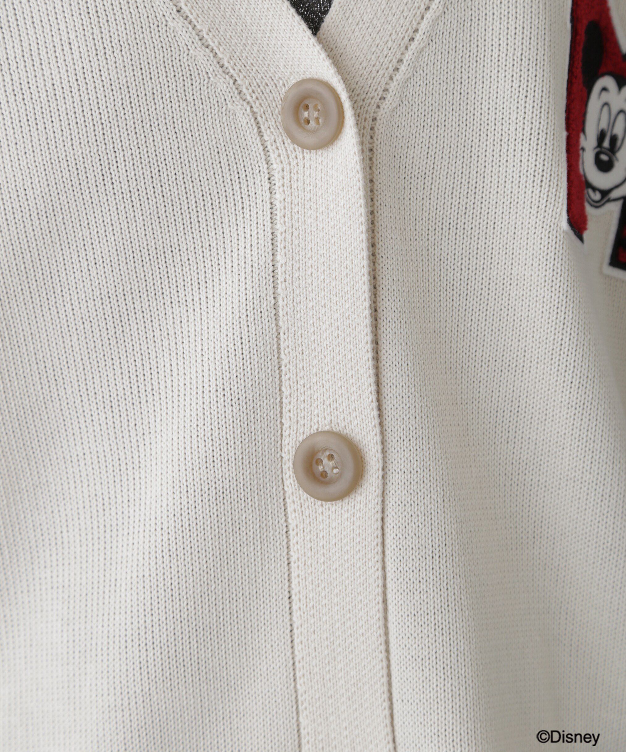  「〈ディズニーコレクション〉サガラワッペンニットカーディガン」|ニット・セーター|