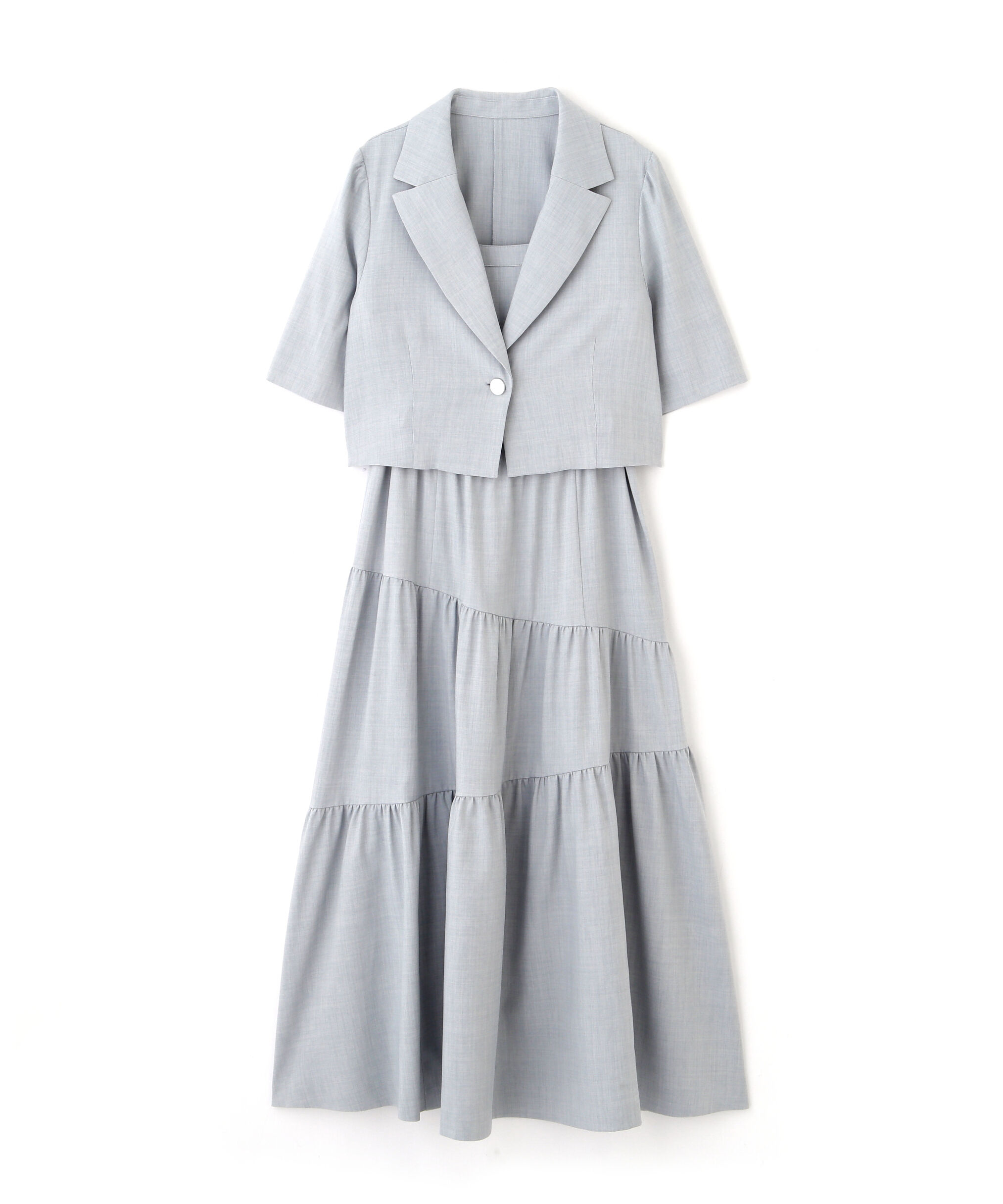  「ジャケットジャンスカセットアップ」|ワンピース|