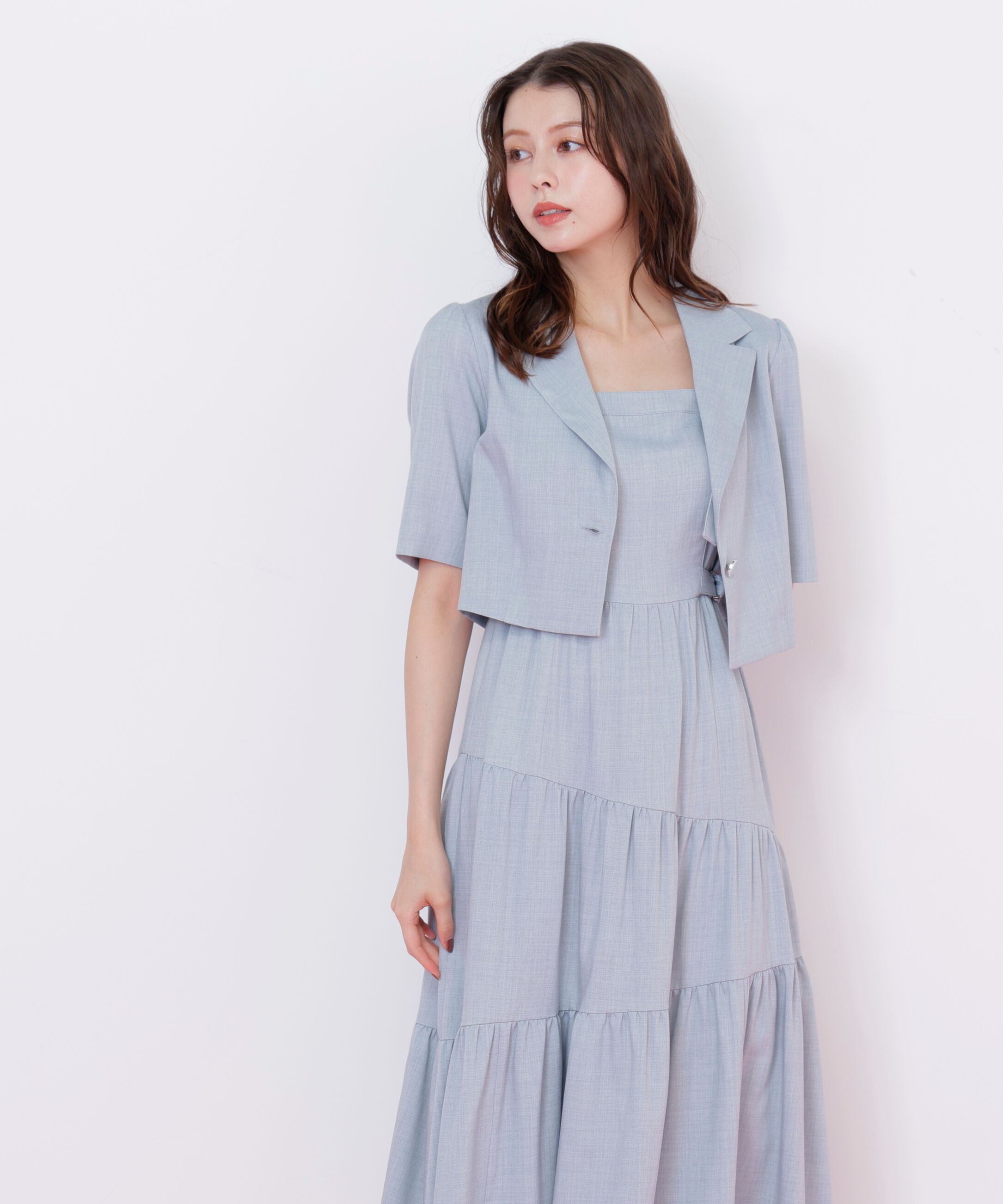  「ジャケットジャンスカセットアップ」|ワンピース|