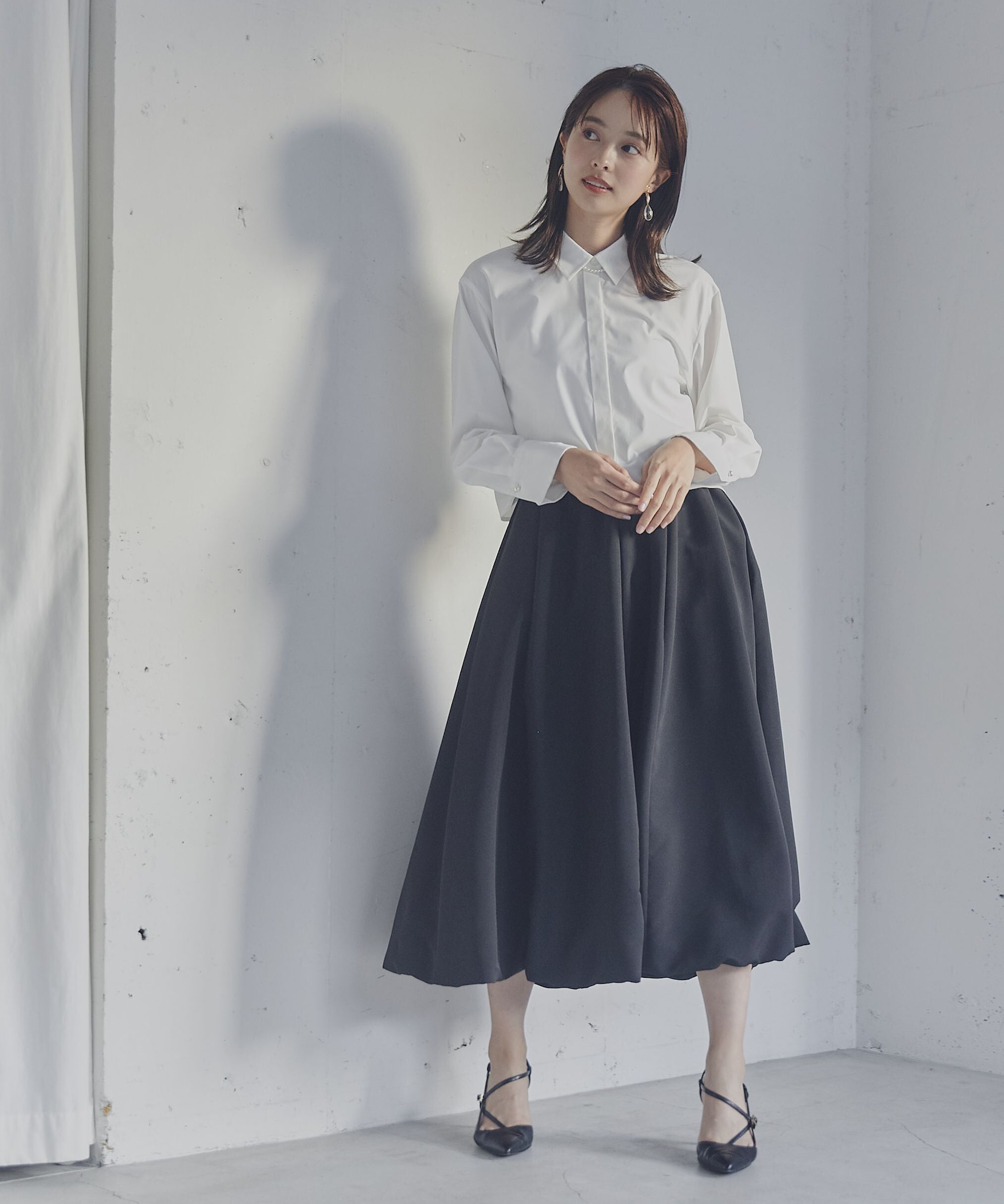 PROPORTION BODY DRESSING「バルーンフレアスカート」|スカート|