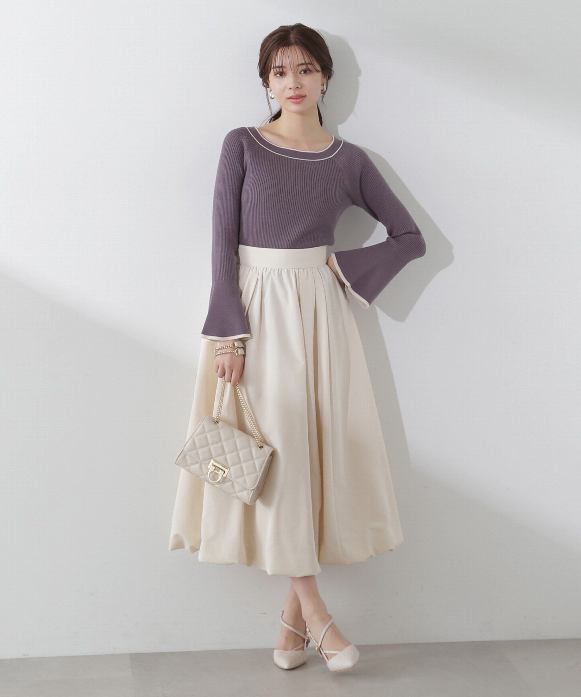 PROPORTION BODY DRESSING「バルーンフレアスカート」|スカート|