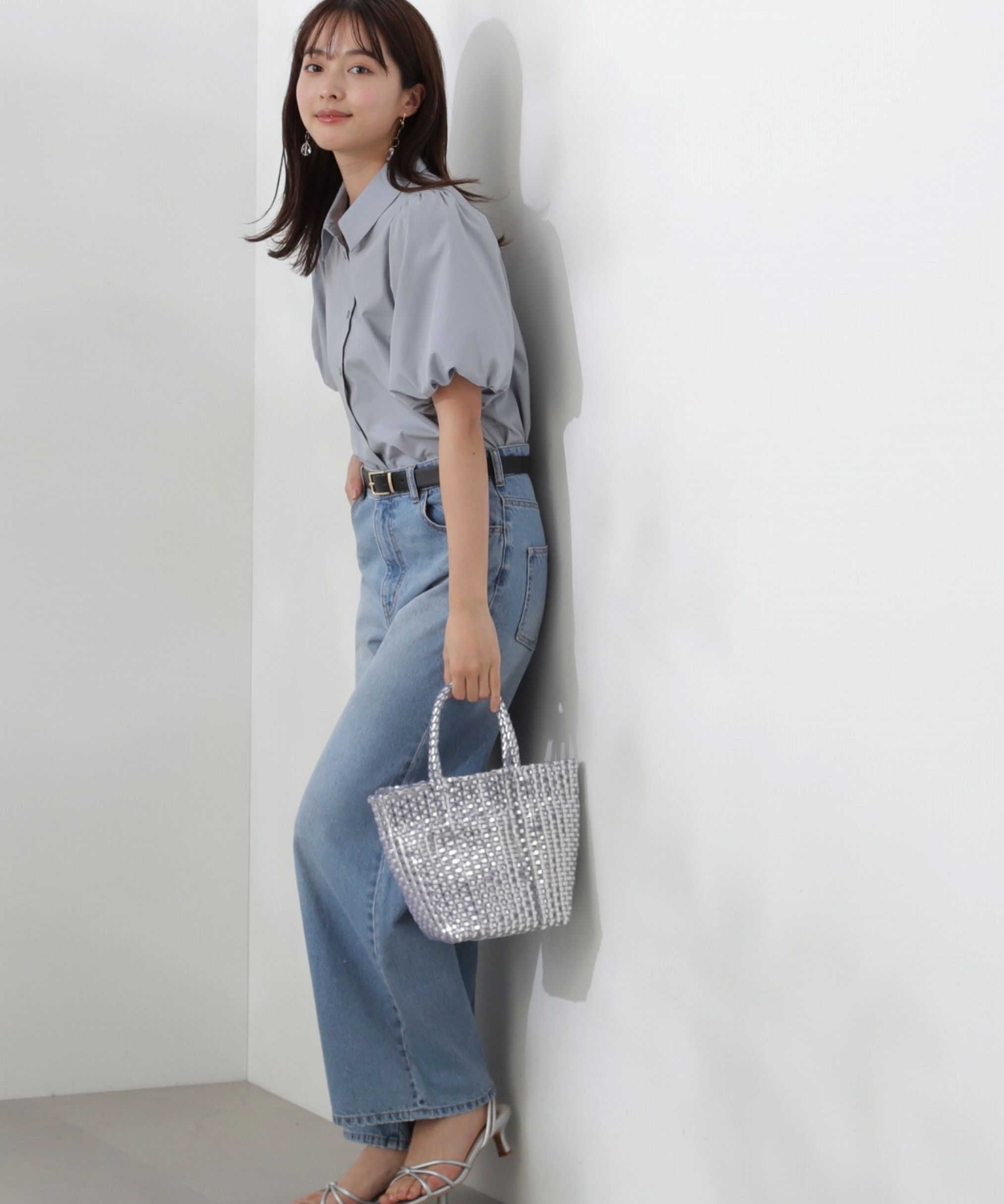 PROPORTION BODY DRESSING「ワイドデニムパンツ 新色カラー：ブルー」|その他|