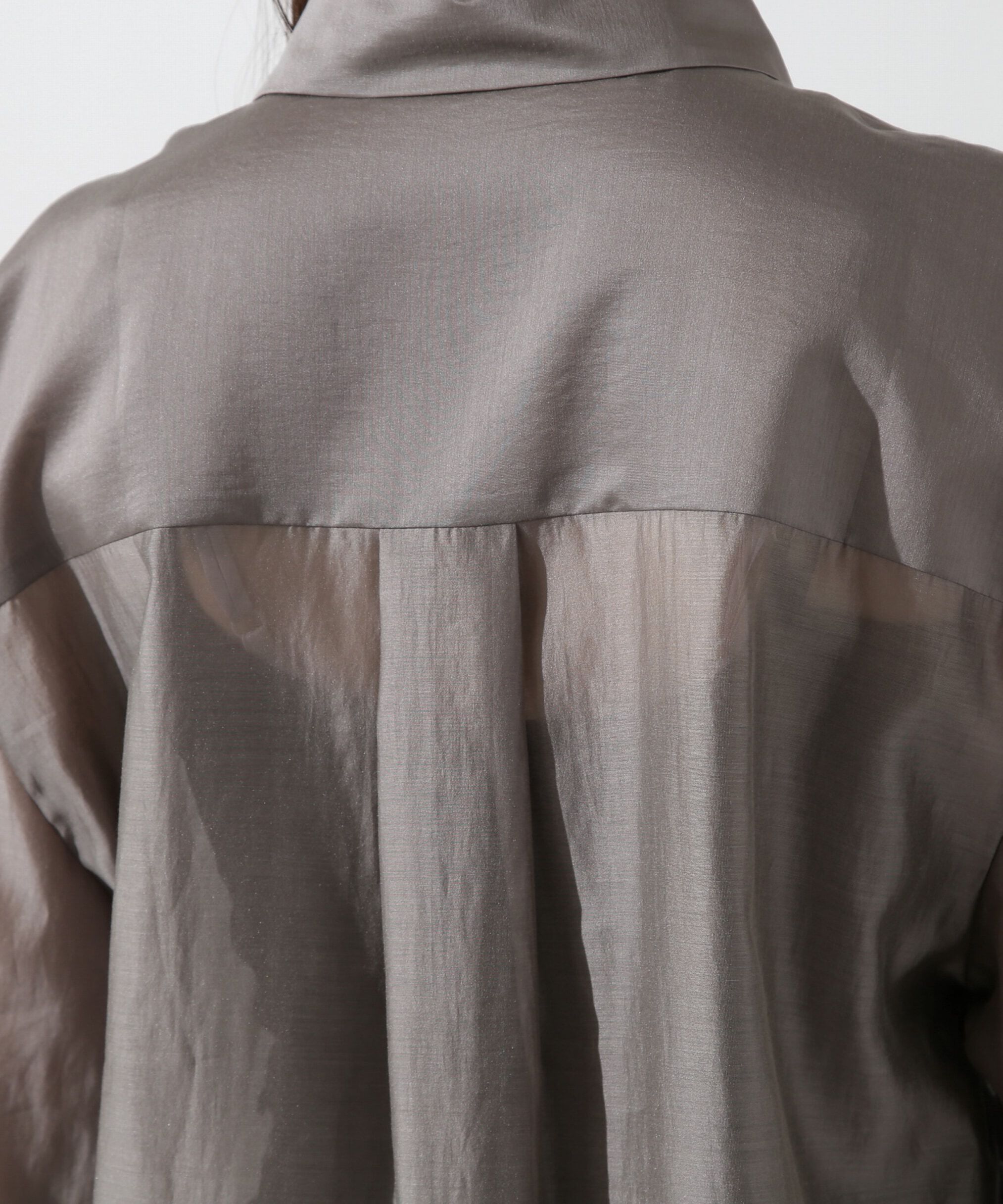 PROPORTION BODY DRESSING「キャンディースリーブシアーシャツ」|シャツ・ブラウス|