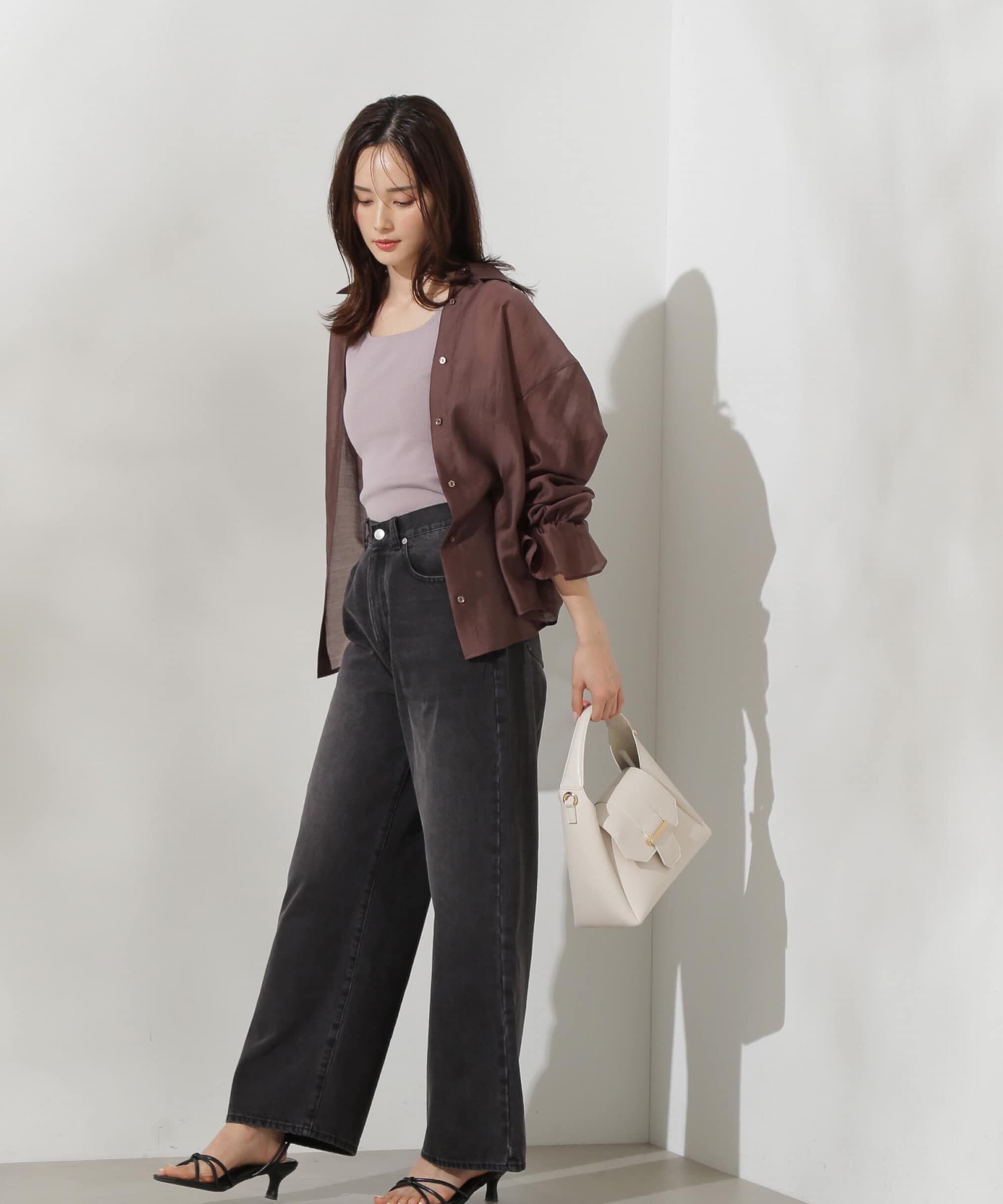 PROPORTION BODY DRESSING「キャンディースリーブシアーシャツ」|シャツ・ブラウス|