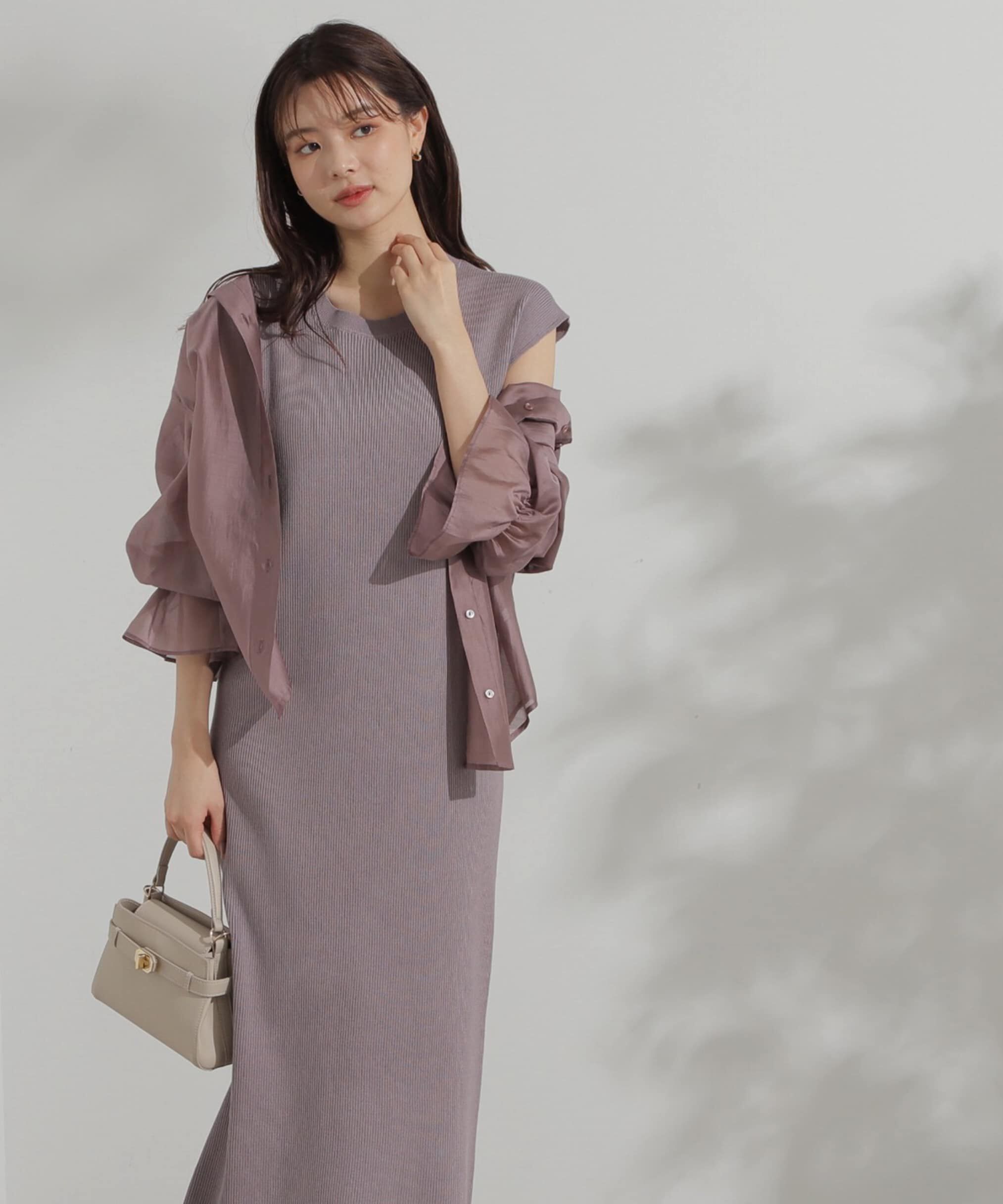 PROPORTION BODY DRESSING「キャンディースリーブシアーシャツ」|シャツ・ブラウス|