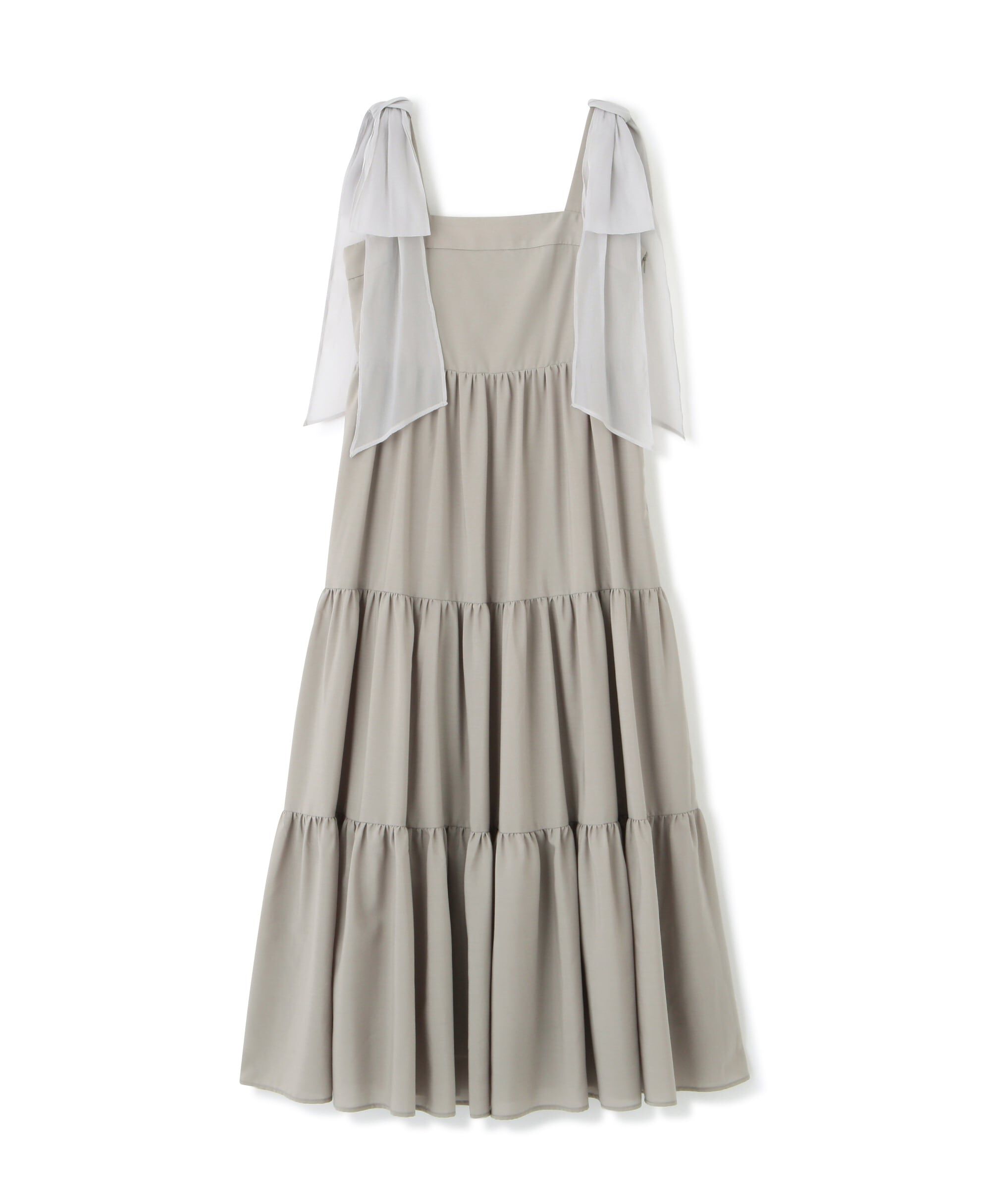 PROPORTION BODY DRESSING「ショルダーリボンティアードワンピース」|ワンピース|