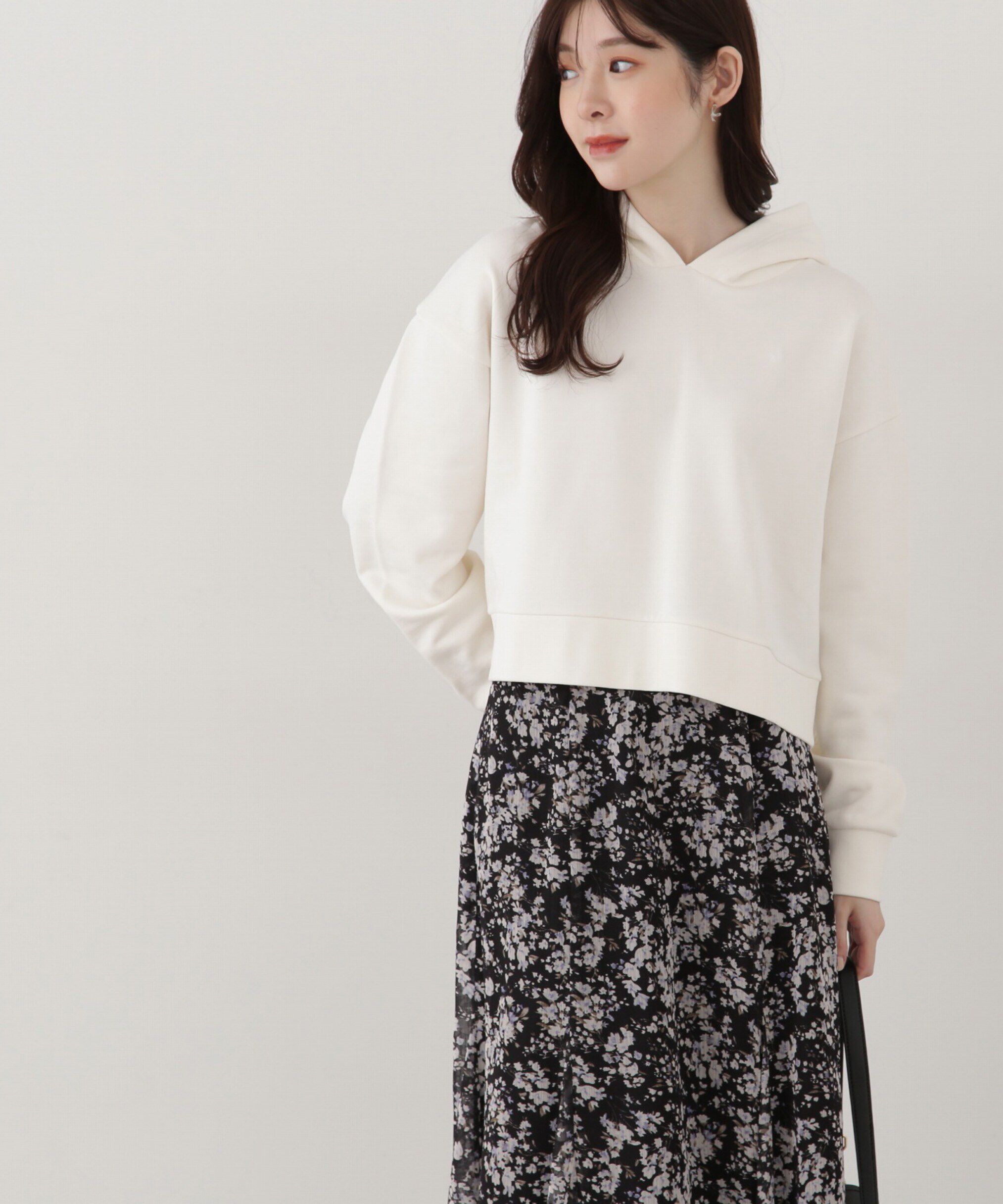 PROPORTION BODY DRESSING「リボンブローチ付きフーディー」|Tシャツ・カットソー|