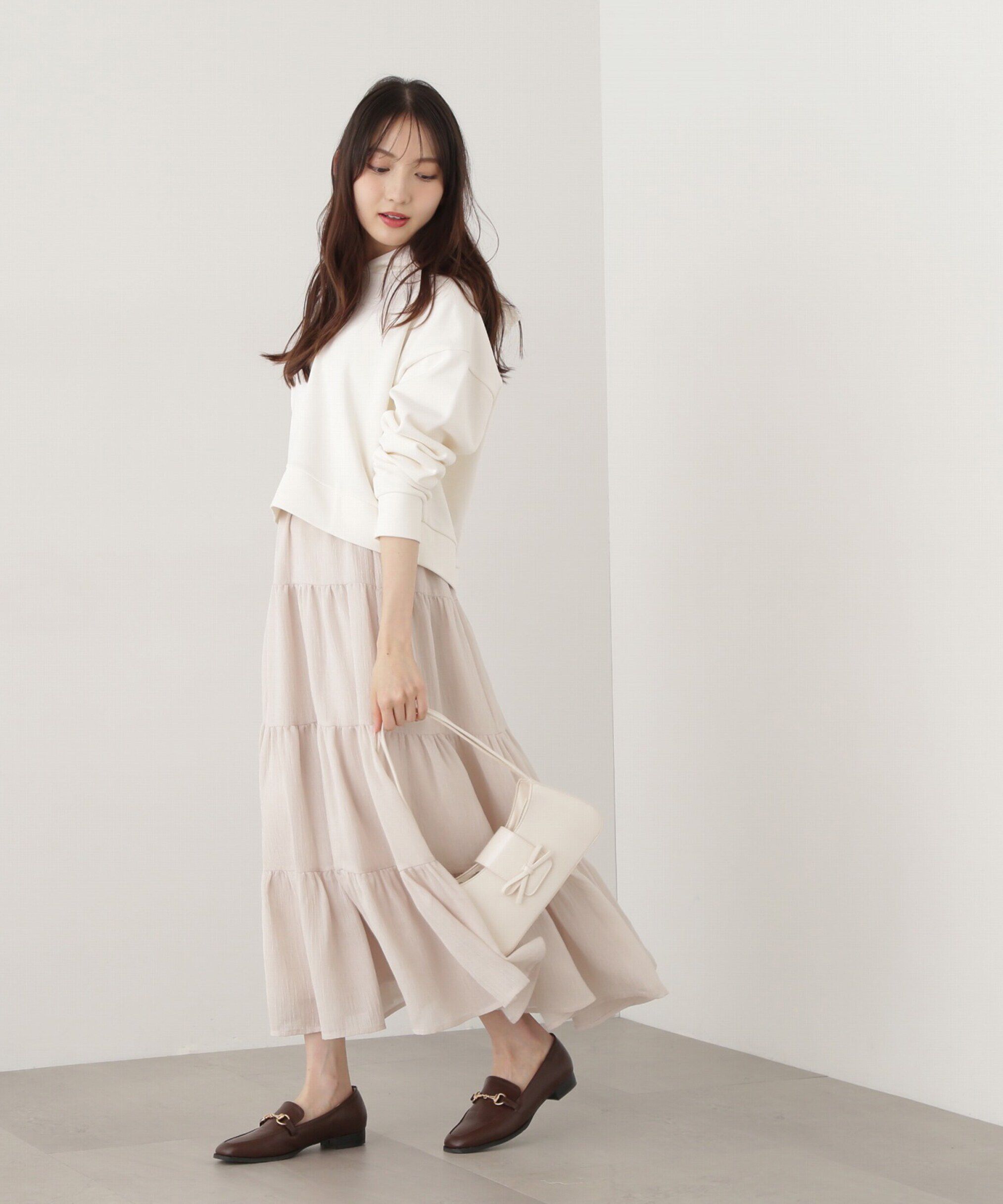 PROPORTION BODY DRESSING「リボンブローチ付きフーディー」|Tシャツ・カットソー|