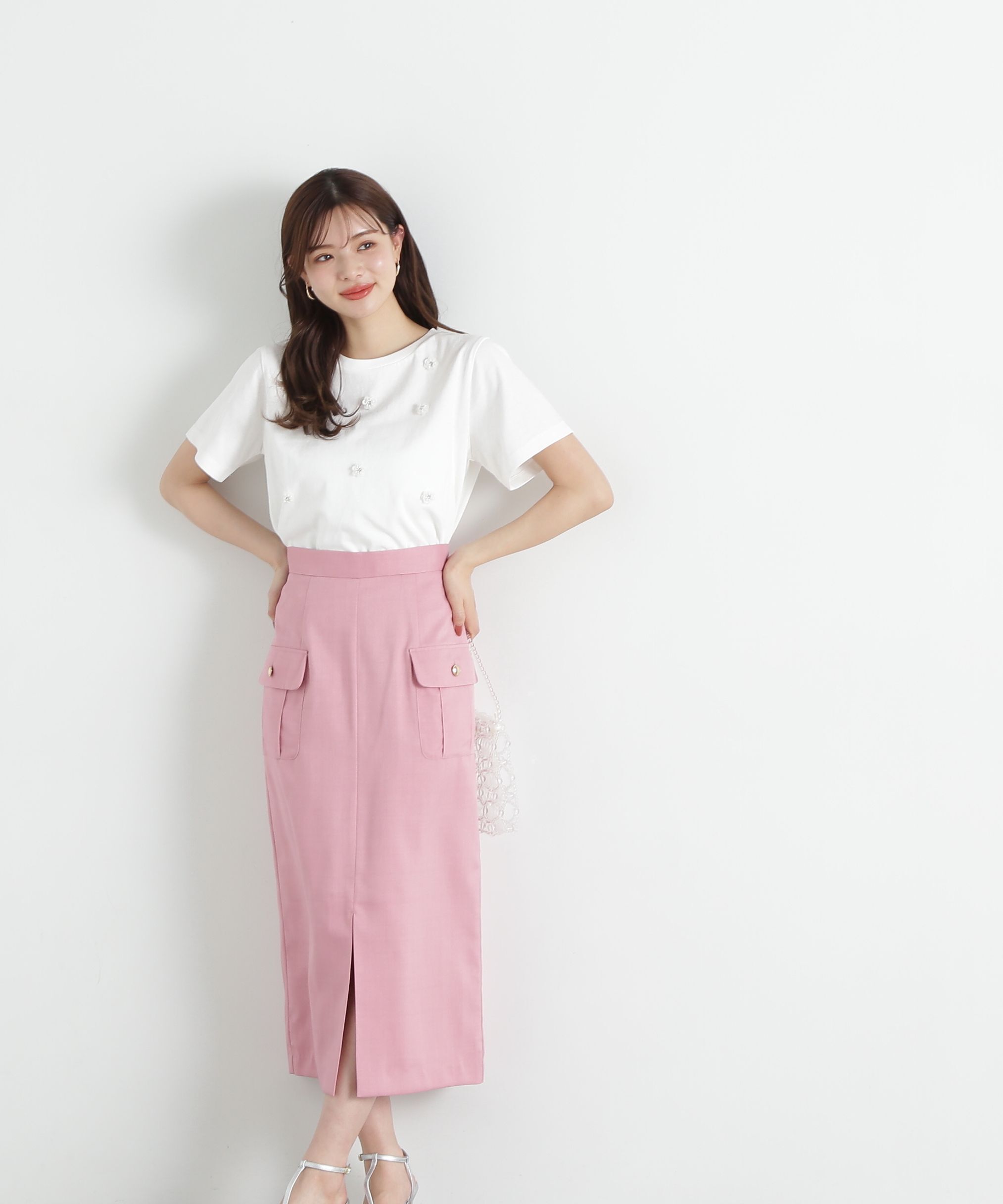 PROPORTION BODY DRESSING「スパンコールTシャツ」|Tシャツ・カットソー|