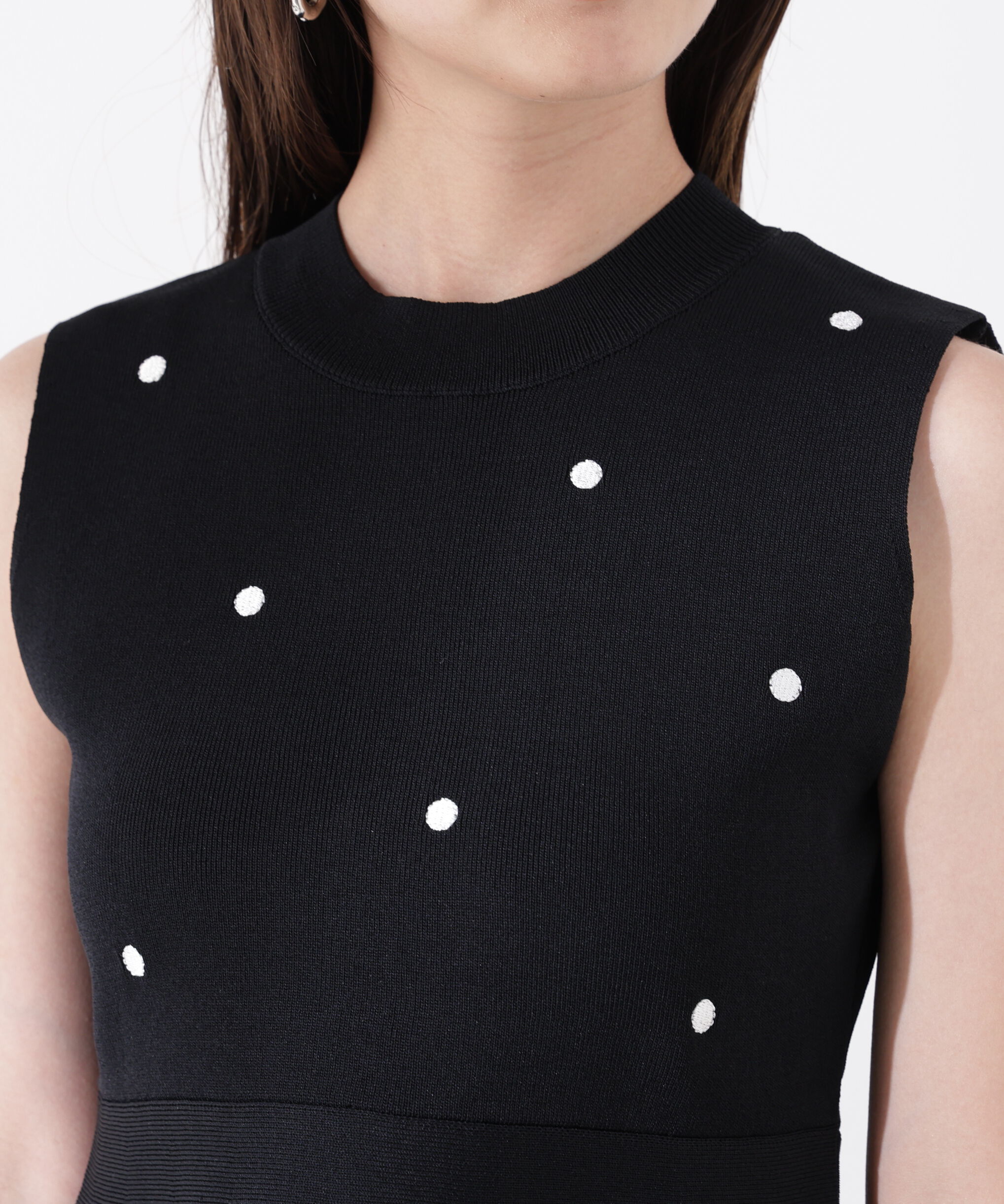 PROPORTION BODY DRESSING「ドット刺繍ニットセットアップ」|ワンピース|