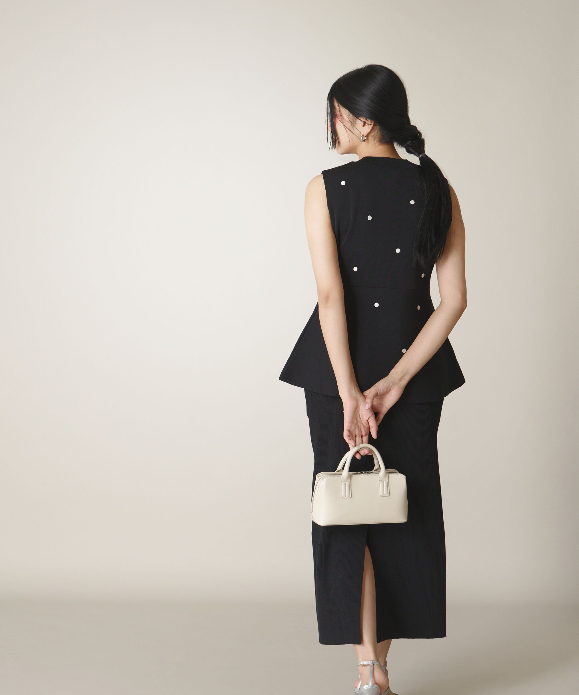 PROPORTION BODY DRESSING「ドット刺繍ニットセットアップ」|ワンピース|