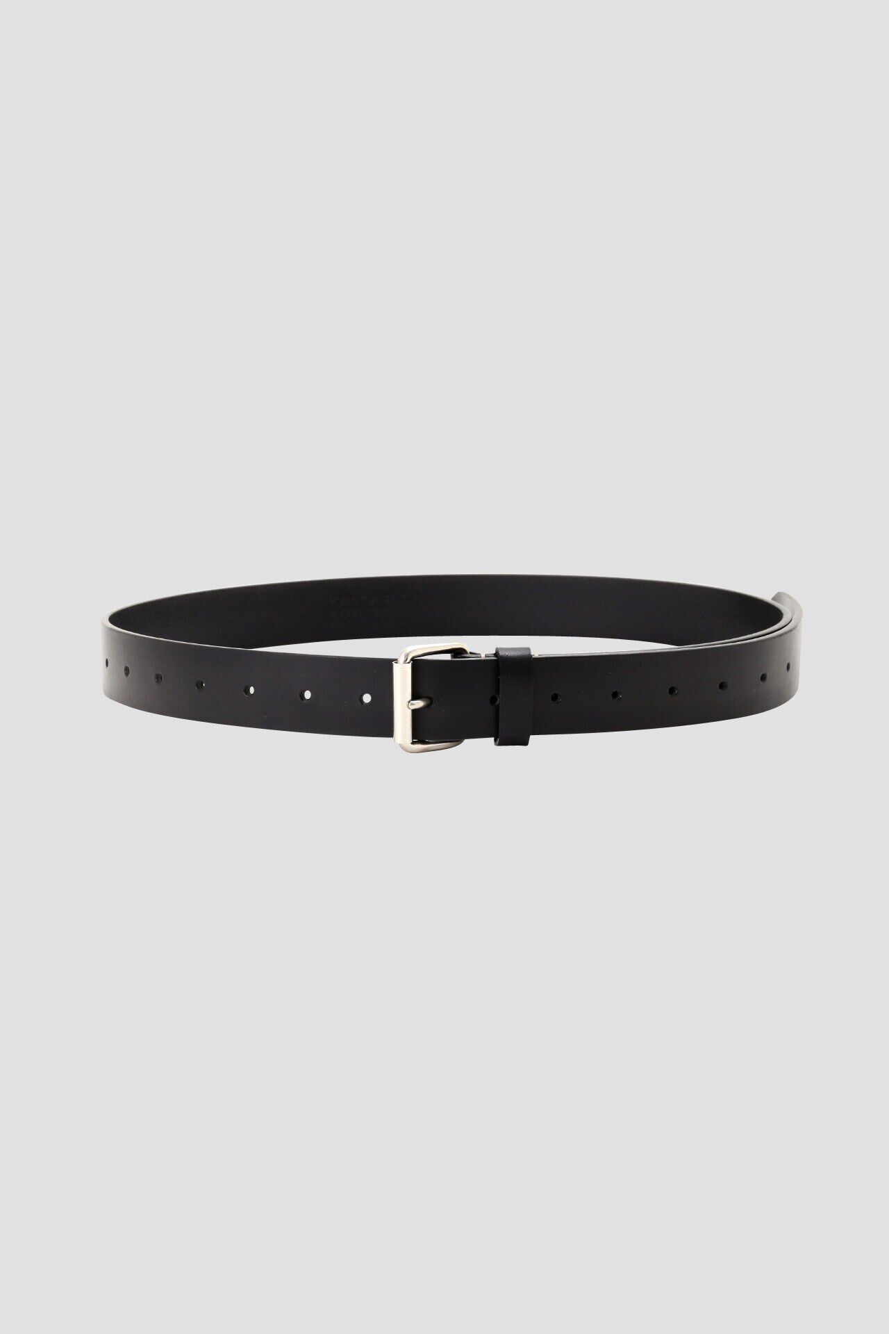 MARGARET HOWELL「OILED LEATHER LONG BELT」|ベルト|BLACK