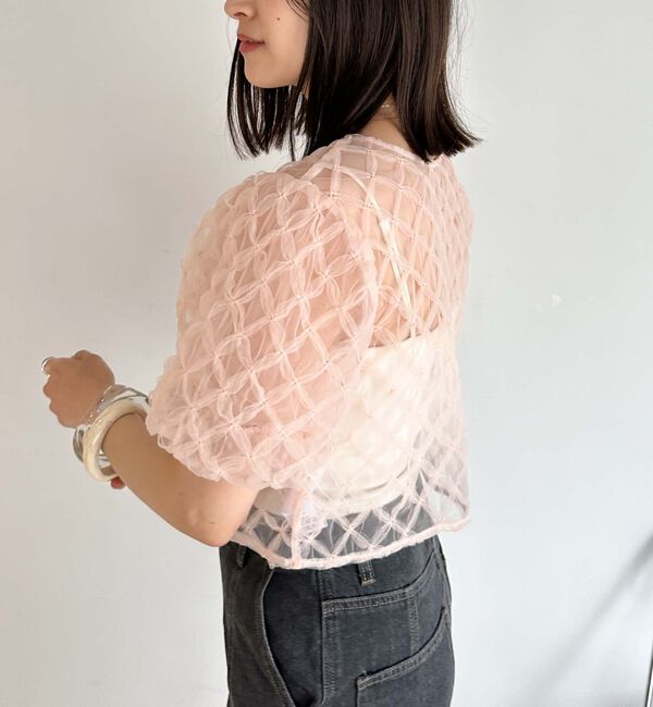 archives「チュールモチーフバルーンスリーブＴＯＰＳ」|シャツ・ブラウス|