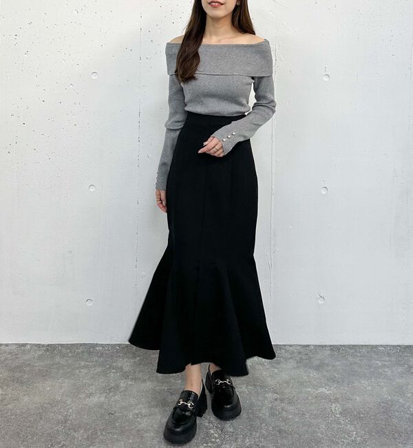 archives「オフショルプルオーバー」|ニット・セーター|