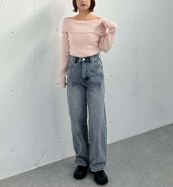 archives「オフショルプルオーバー」|ニット・セーター|