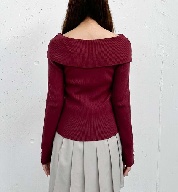 archives「オフショルプルオーバー」|ニット・セーター|