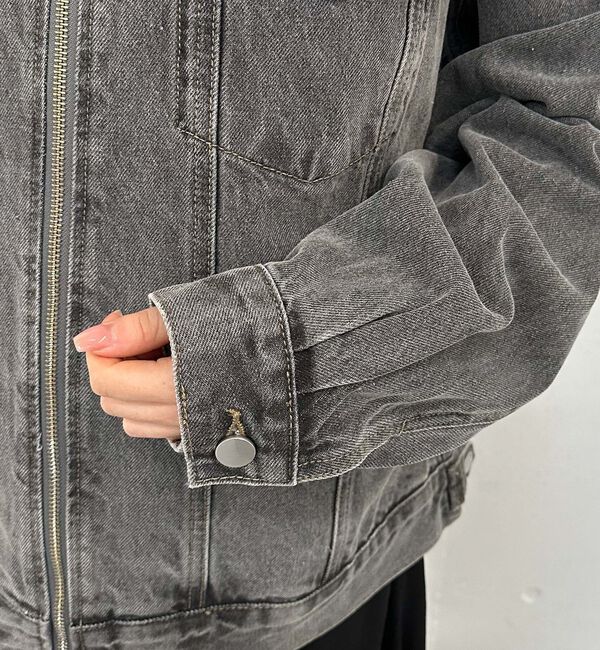 archives「デニムミドルブルゾン」|テーラードジャケット|