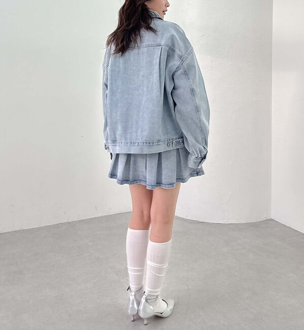 archives「デニムミドルブルゾン」|テーラードジャケット|