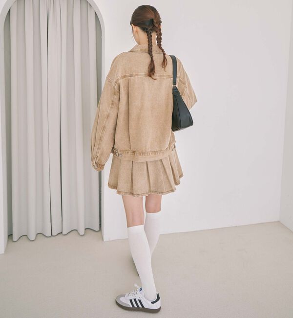 archives「デニムミドルブルゾン」|テーラードジャケット|