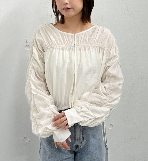 archives「ギャザーパフ２ｗａｙブラウス」|シャツ・ブラウス|