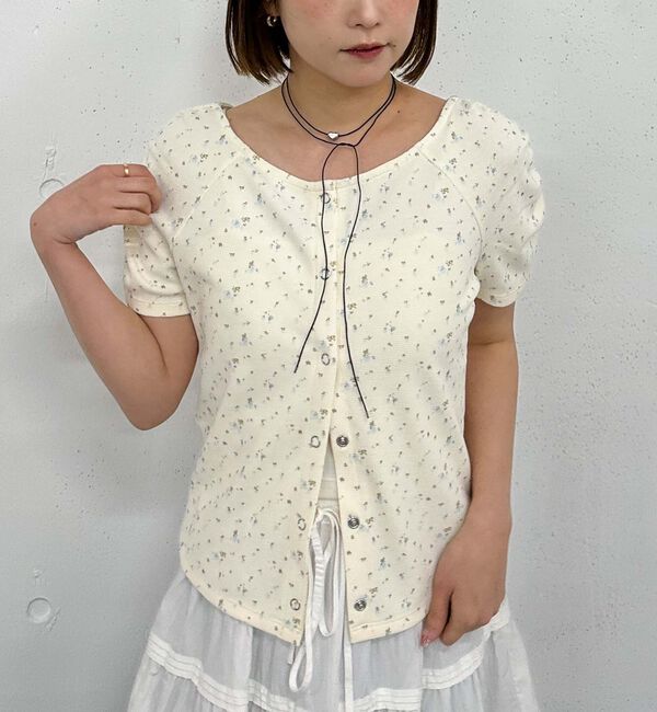 archives「花柄アソートワッフルカットＴＯＰＳ」|Tシャツ・カットソー|