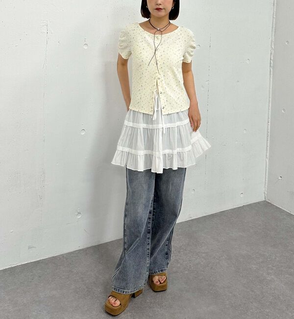 archives「花柄アソートワッフルカットＴＯＰＳ」|Tシャツ・カットソー|