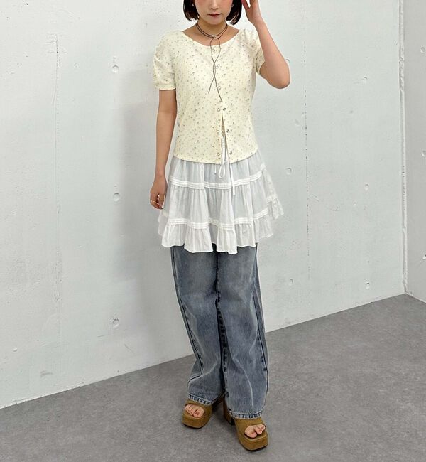 archives「花柄アソートワッフルカットＴＯＰＳ」|Tシャツ・カットソー|