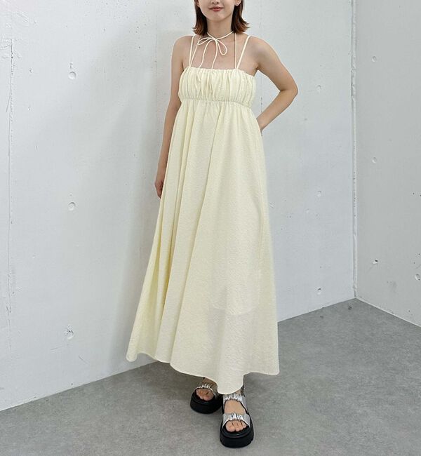 archives「チェックギャザーキャミワンピース」|ワンピース|