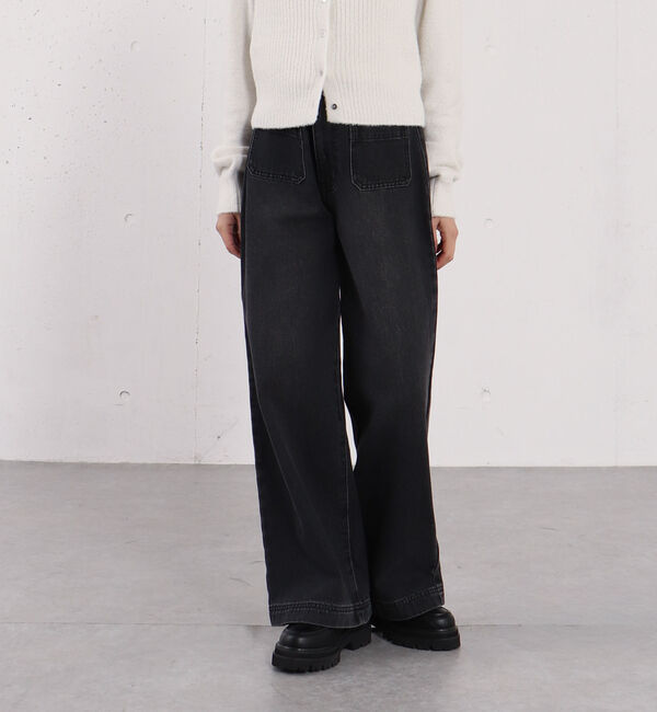 archives「フロントポケットデニム」|デニム|BLACK