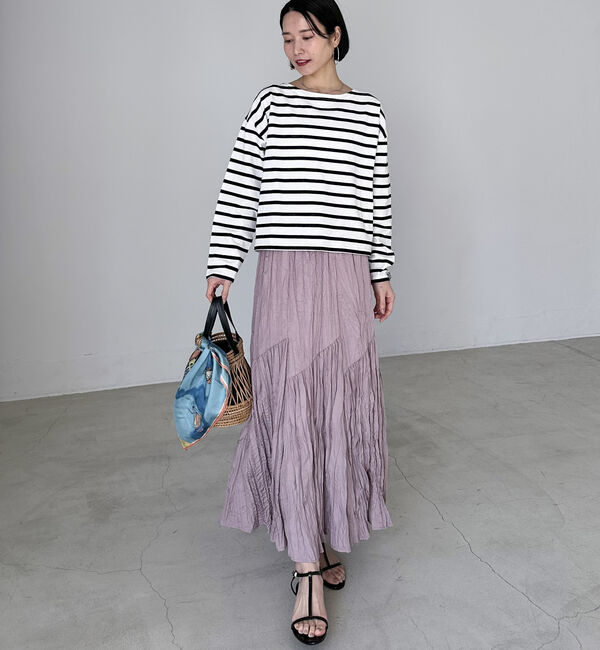 Doux archives「ボーダーショートロンＴｅｅ」|Tシャツ・カットソー|