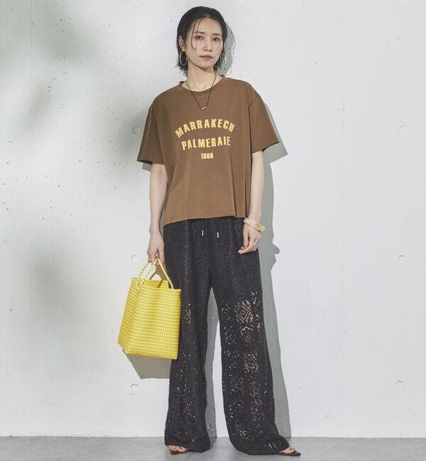 Doux archives「サイドラインレースパンツ」|チノ|