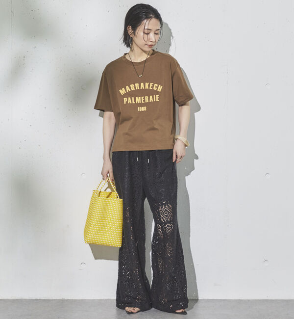 Doux archives「サイドラインレースパンツ」|チノ|