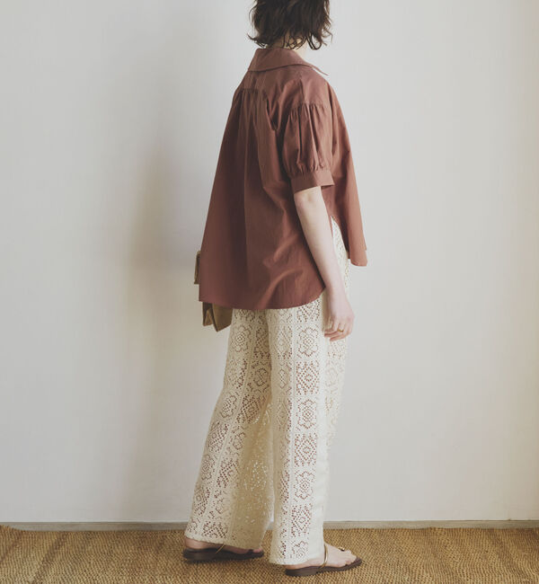 Doux archives「サイドラインレースパンツ」|チノ|