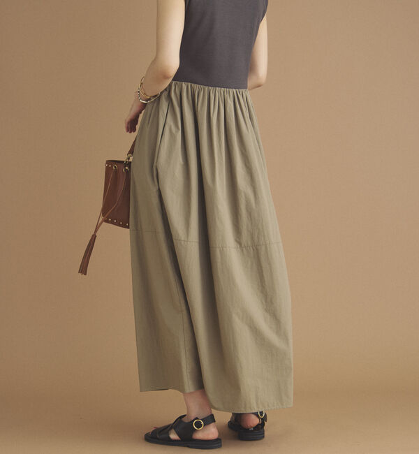 Doux archives「リブタフタコンビワンピース」|ワンピース|