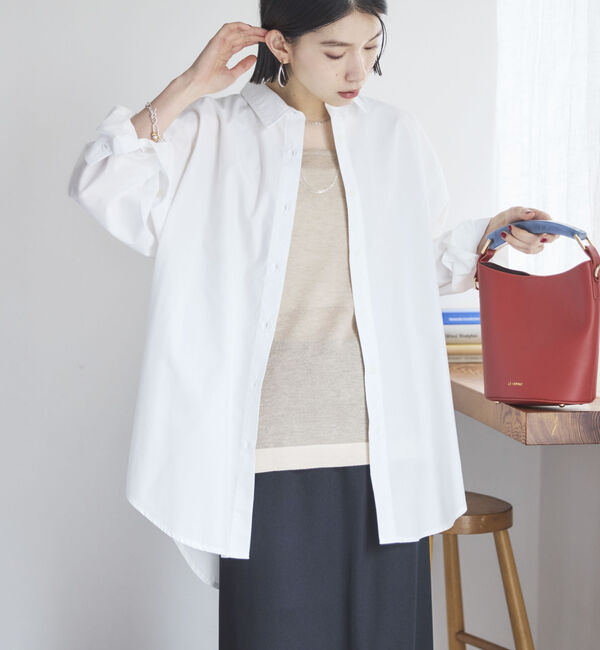 Doux archives「ベーシックオーバーシャツ／」|シャツ・ブラウス|