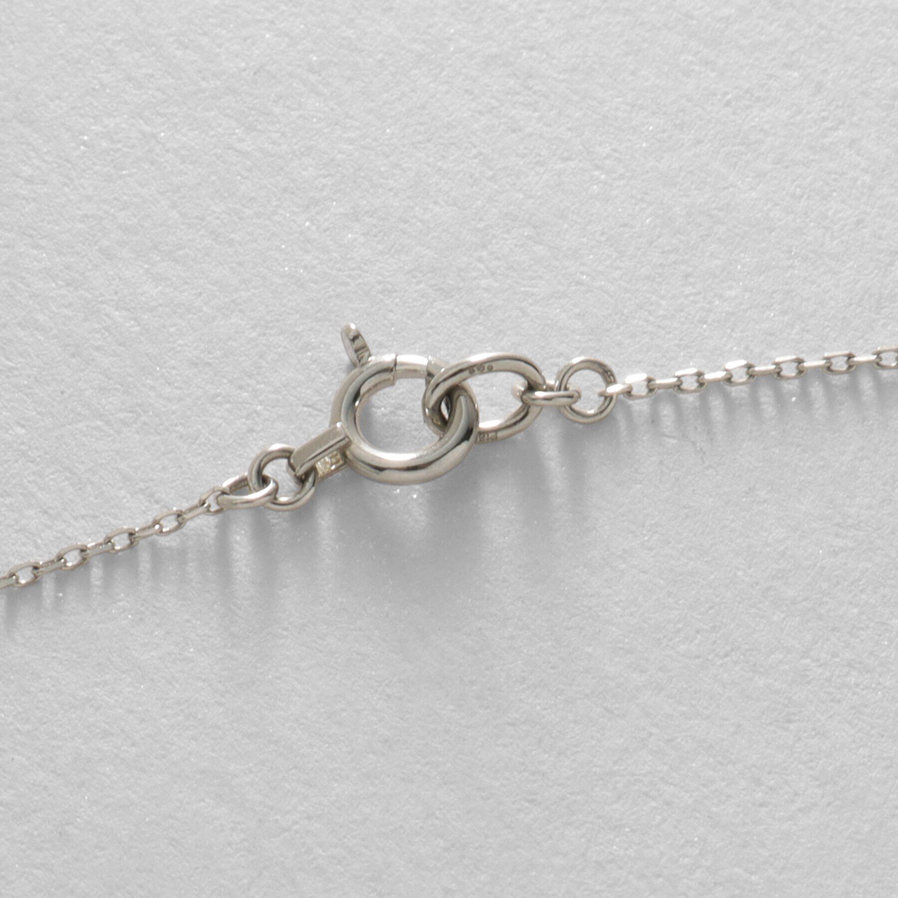 COCOSHNIK「プラチナ ダイヤモンド グラデーション7石 ネックレス」|ネックレス|