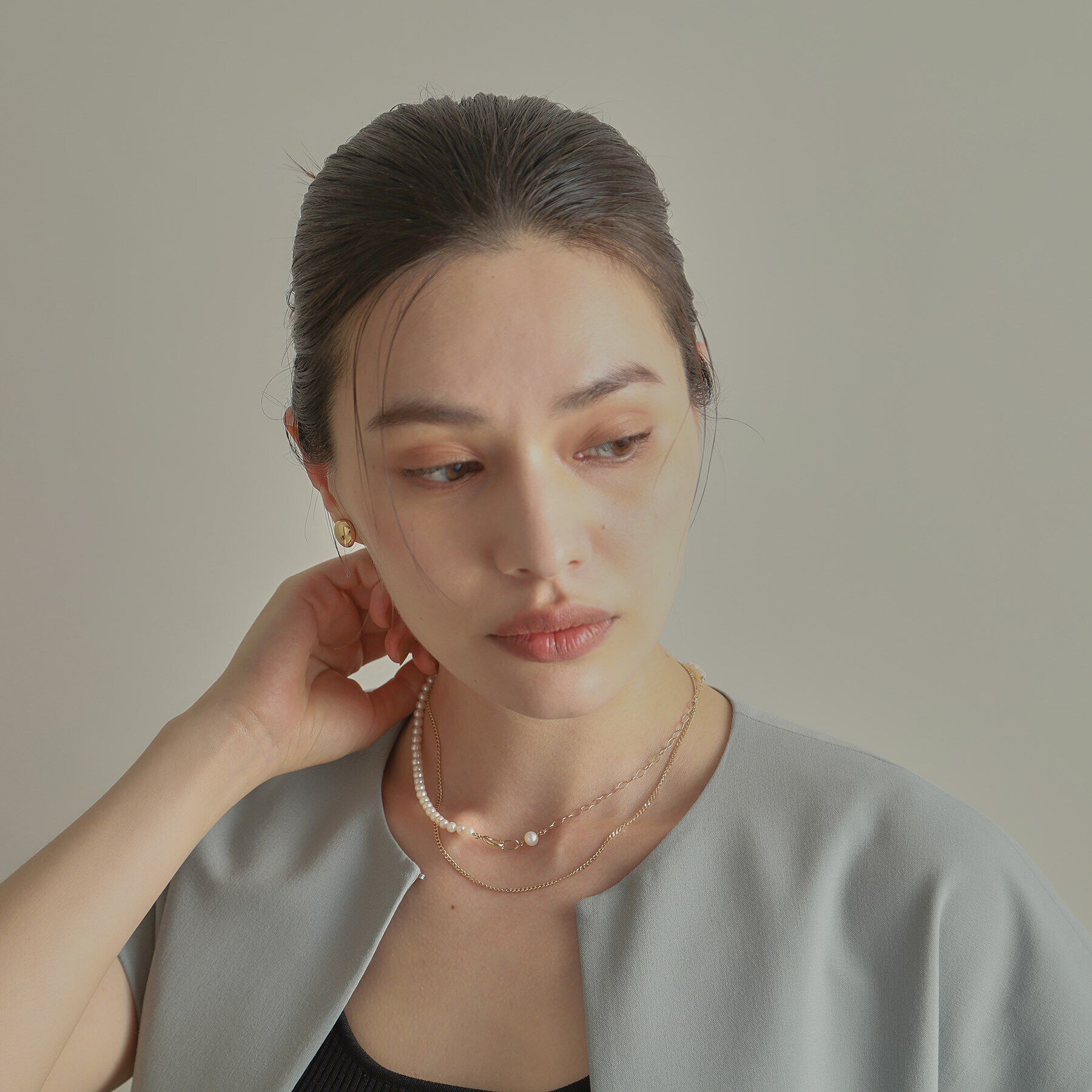 COCOSHNIK「K10キヘイチェーン ネックレス」|ネックレス|