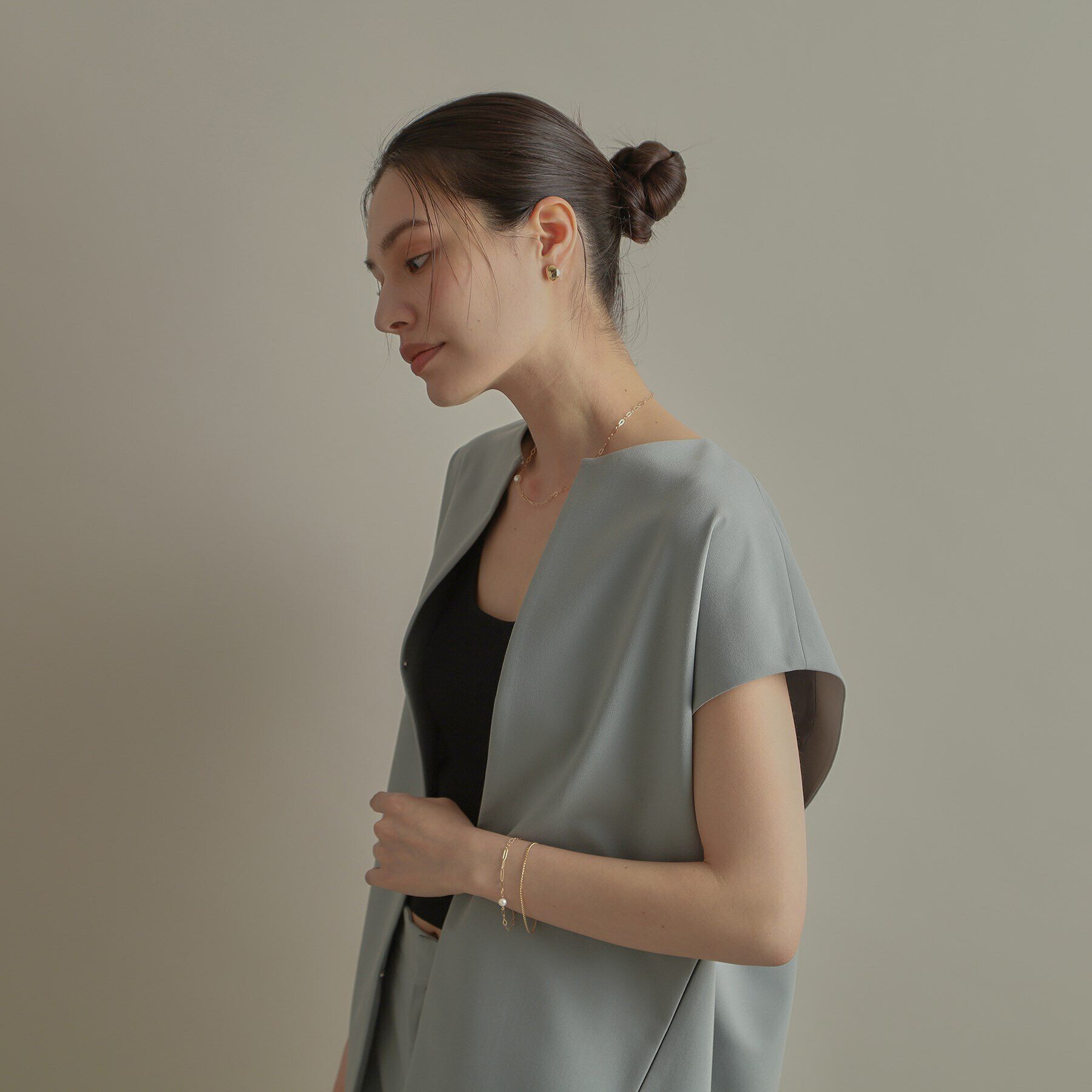 COCOSHNIK「K10キヘイチェーン ブレスレット」|ブレスレット・バングル|