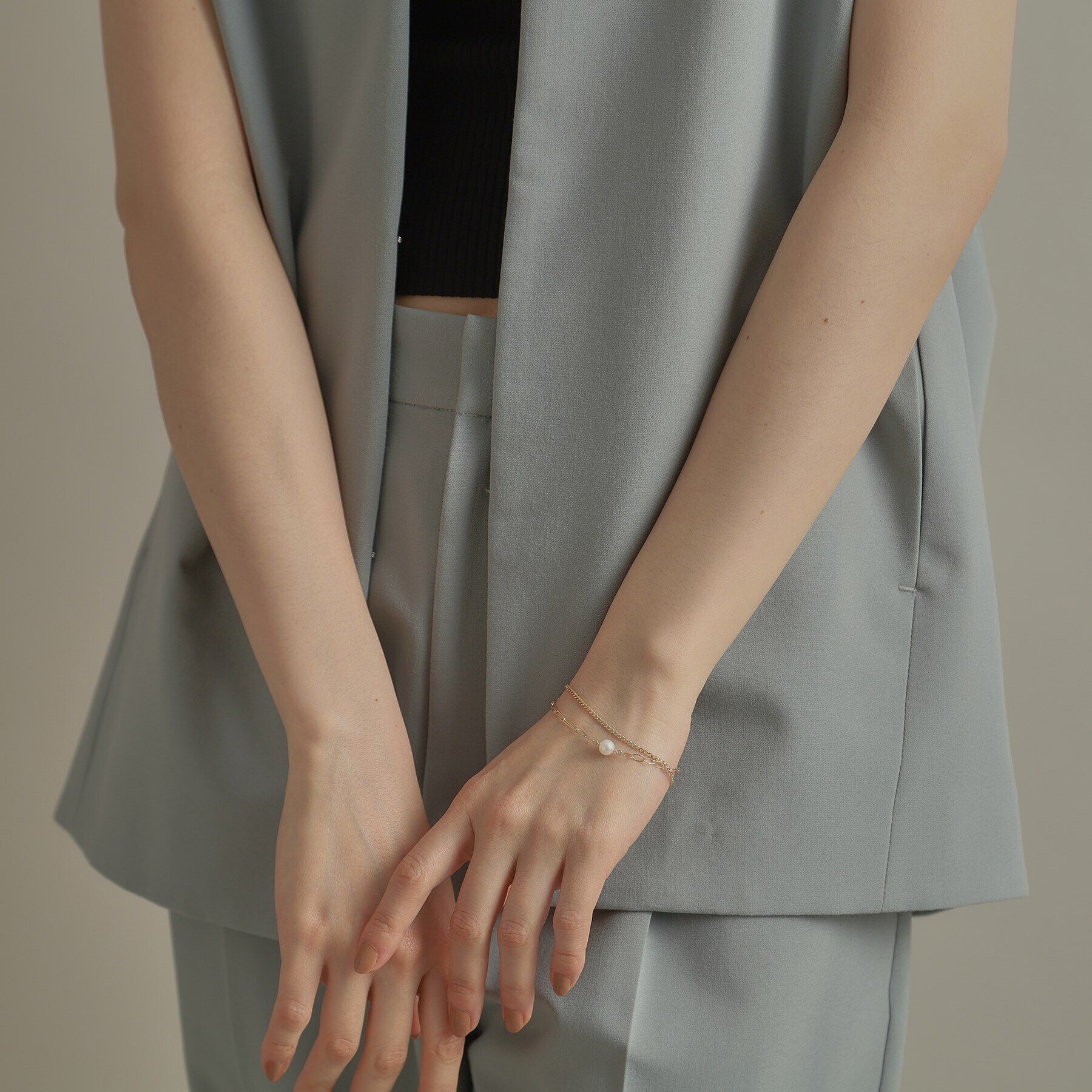 COCOSHNIK「K10キヘイチェーン ブレスレット」|ブレスレット・バングル|