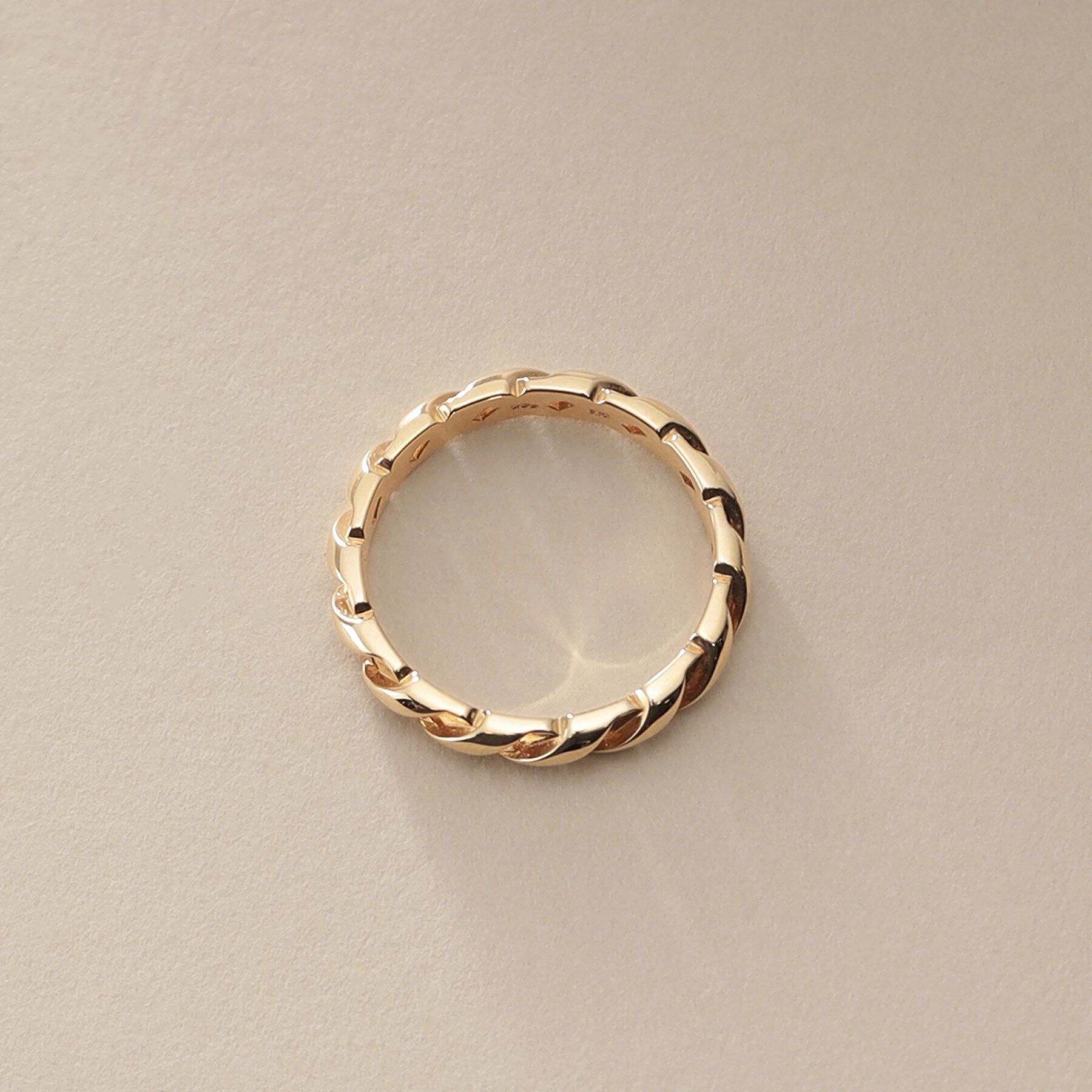 COCOSHNIK「K10メッシュパターン リング小」|リング|