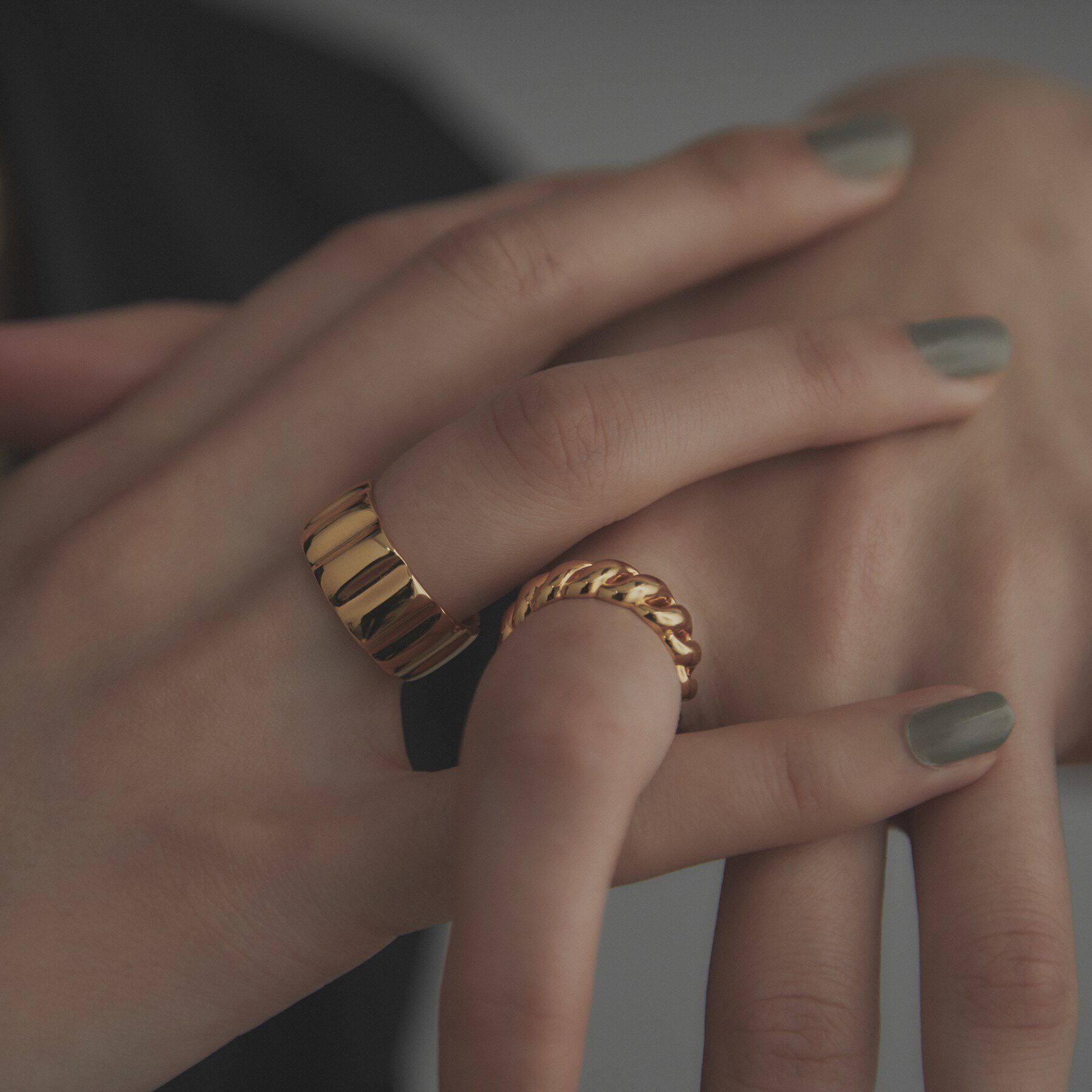 COCOSHNIK ONKITSCH「シルバー グルーヴリング GP」|リング|