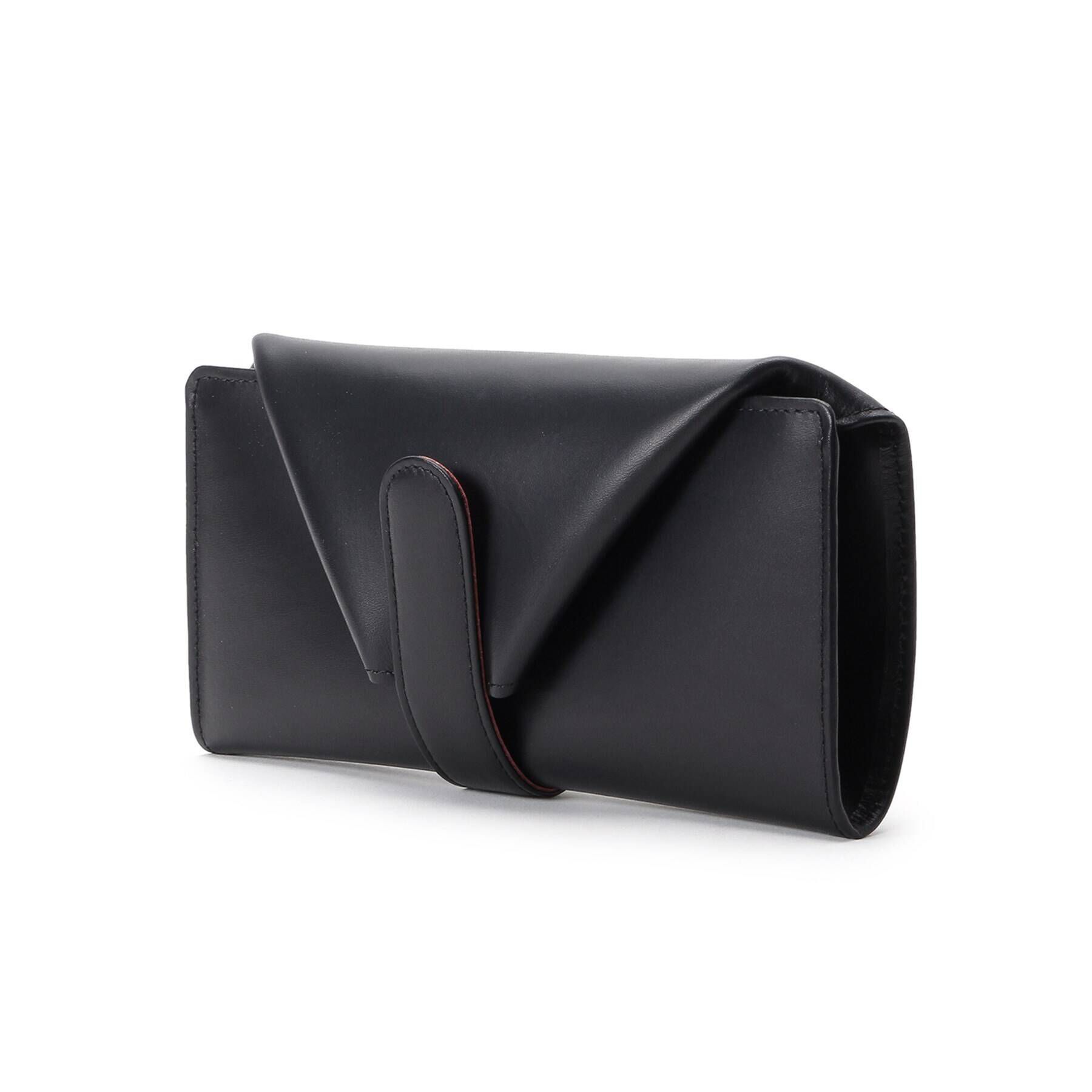 HIROKO HAYASHI「LEO(レオ) 長財布ミニ　黒&times;赤」|財布|