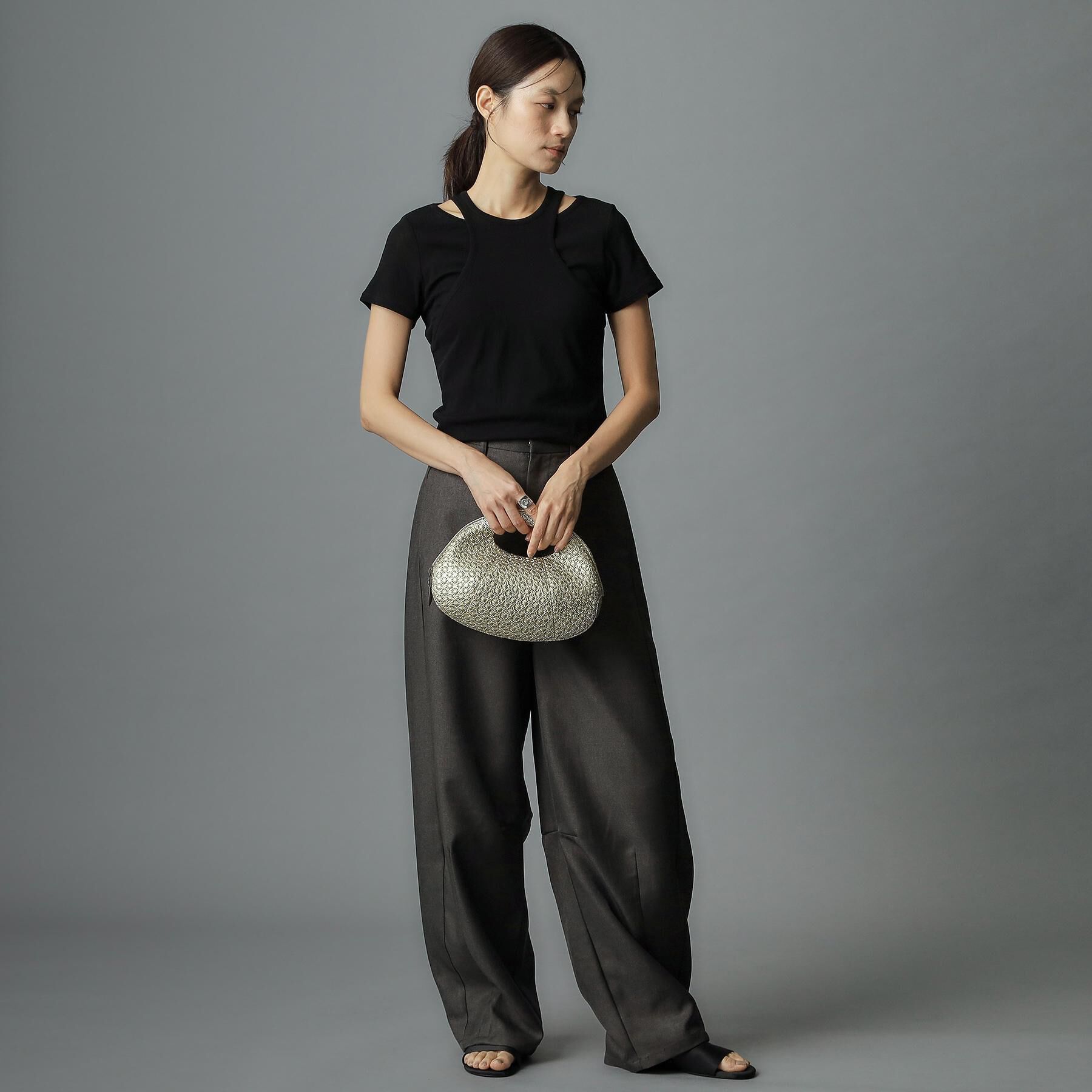 HIROKO HAYASHI「GIRASOLE（ジラソーレ）クロワッサンバッグM」|ハンドバッグ|